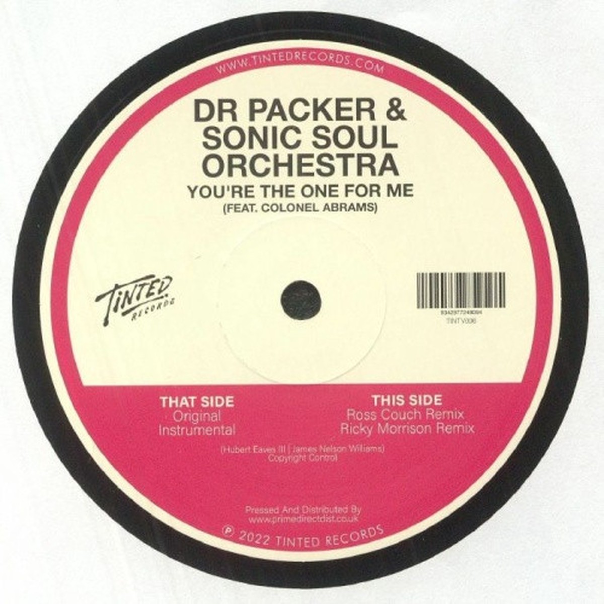 Dr. Packer & Sonic Soul Orchestra – You’re The One For Me – 12″ Vinyl