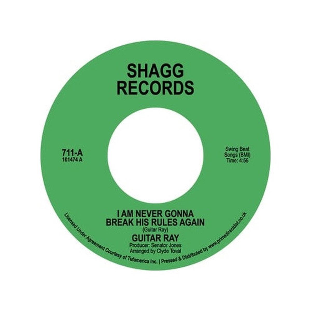Guitar Ray – I Am Never Gonna Break His Rules Again RSD – 7″ Vinyl