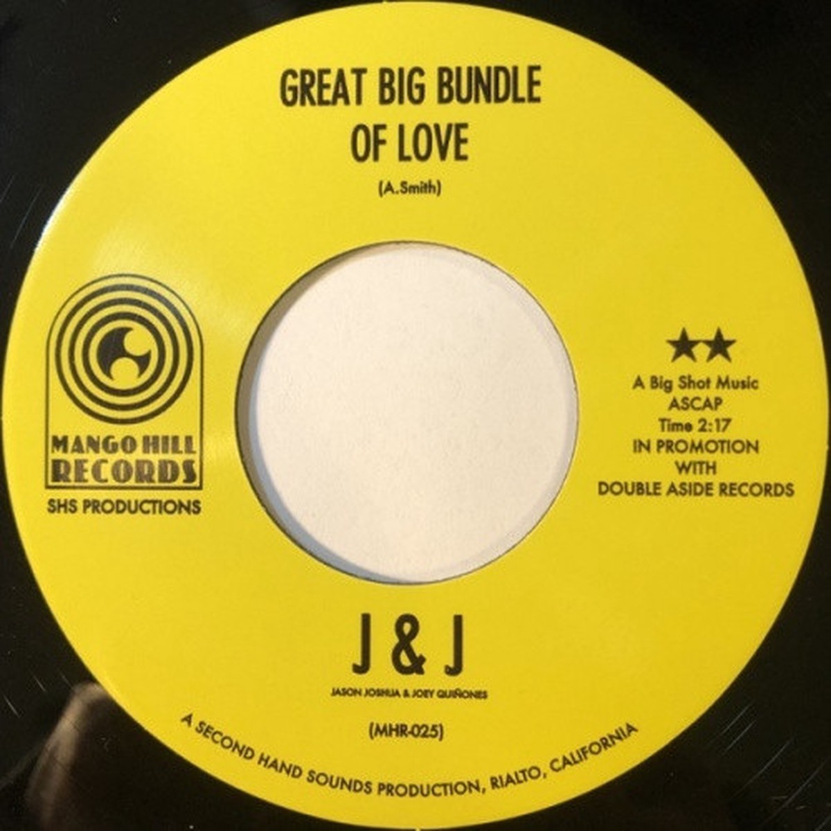 J&J – Great Big Bundle Of Love – 7″ Vinyl
