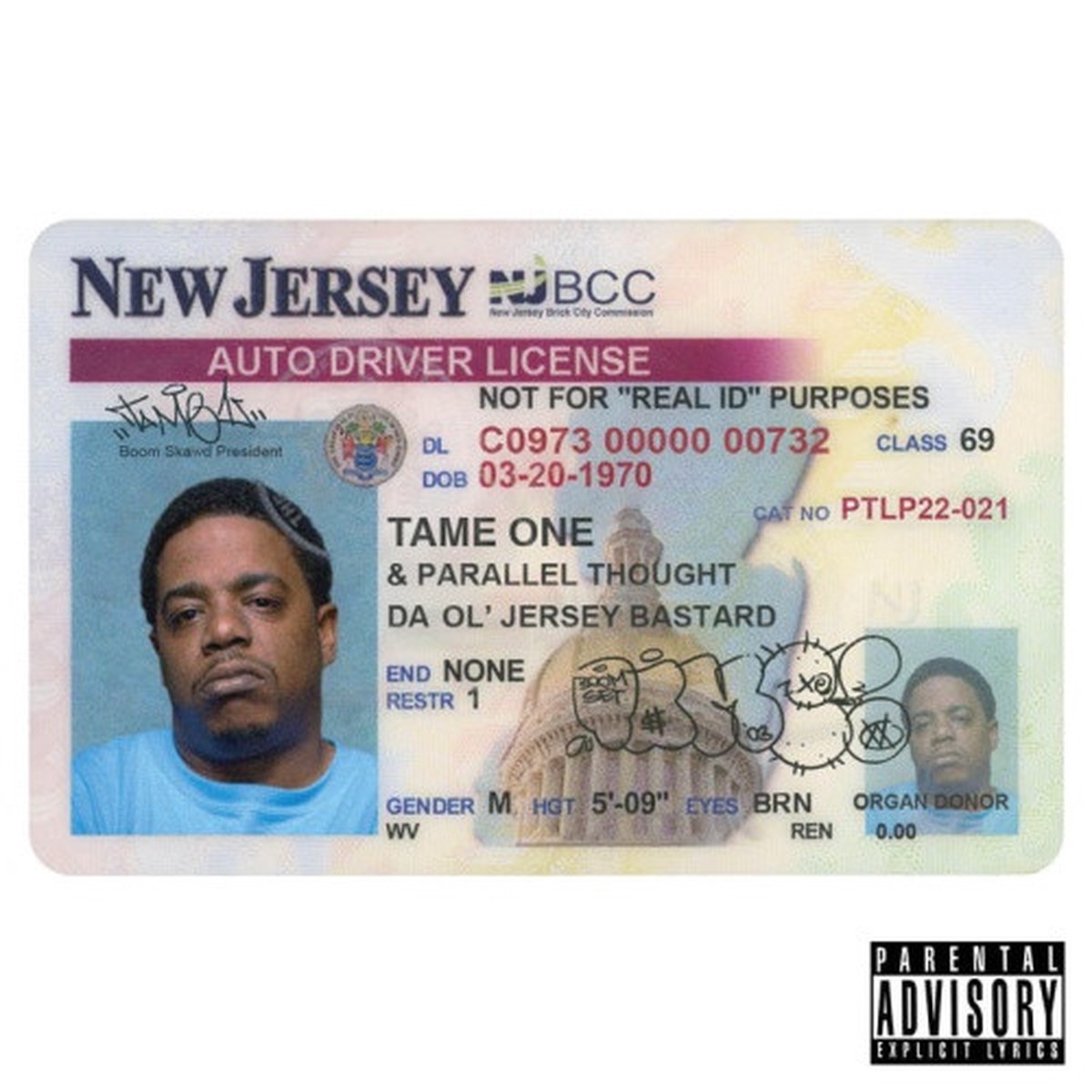 Tame One & Parallel Thought – Da Ol’ Jersey Bastard (The Definitive Edition) – LP Vinyl