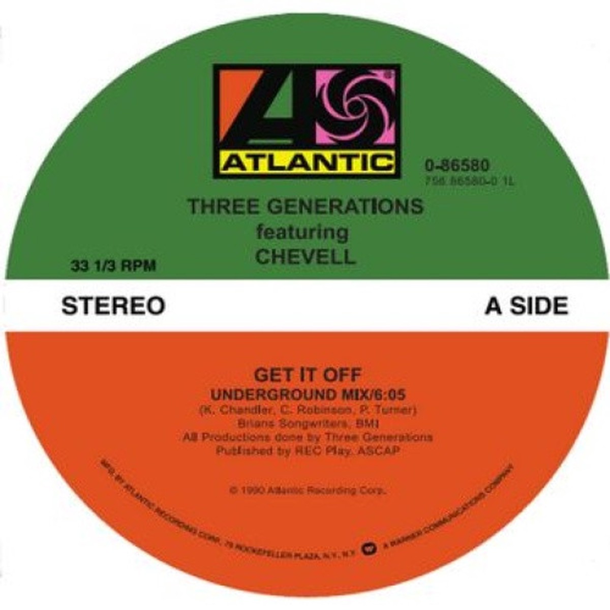 Three Generations – Superlover / Get It Off – 12″ Vinyl