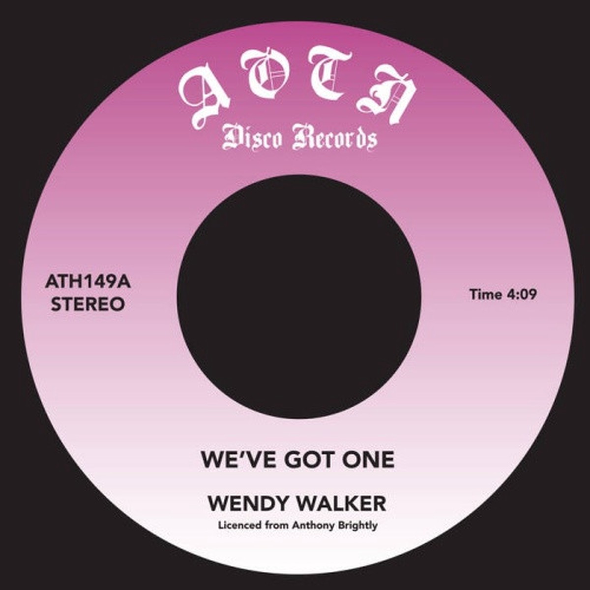 Wendy Walker / Legal Assault – We’ve Got One / Nice & Slow – 7″ Vinyl