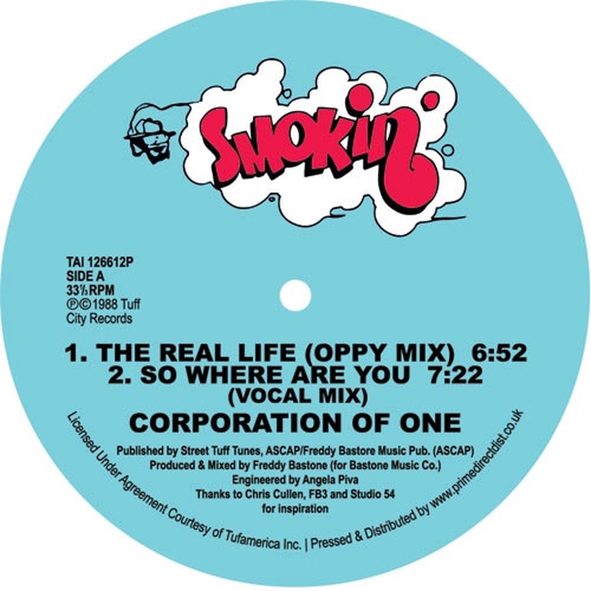 Corporation Of One – The Real Life / So Where Are You – 12″ Vinyl