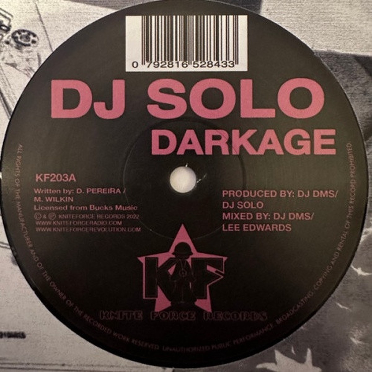 DJ Solo – Darkage / Axis – 10″ Vinyl