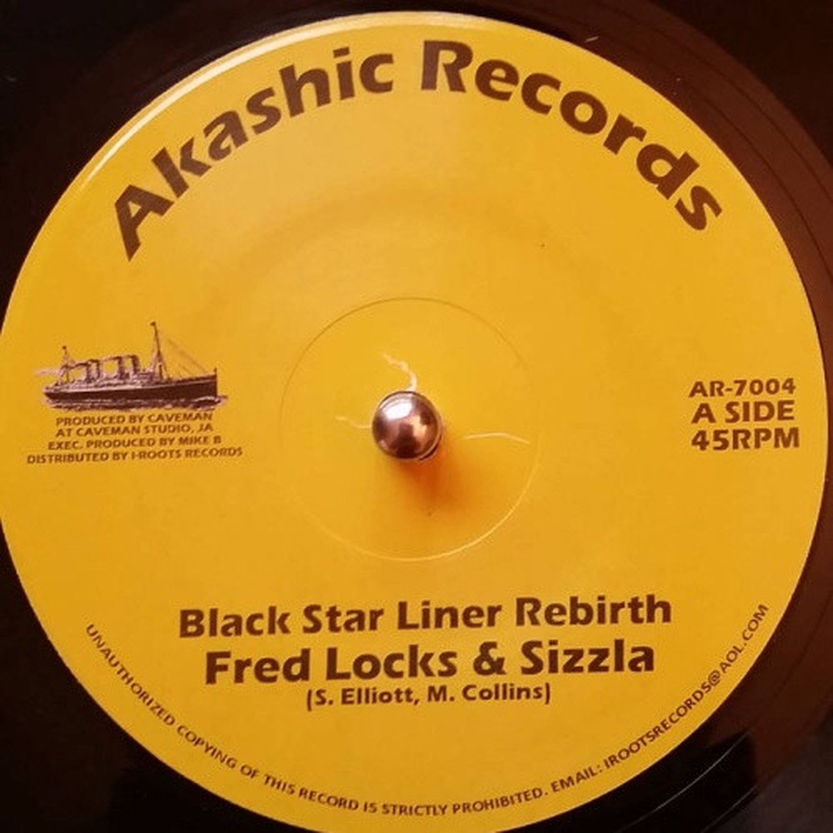 Fred Locks & Sizzla – Black Star Liner Rebirth – 7″ Vinyl