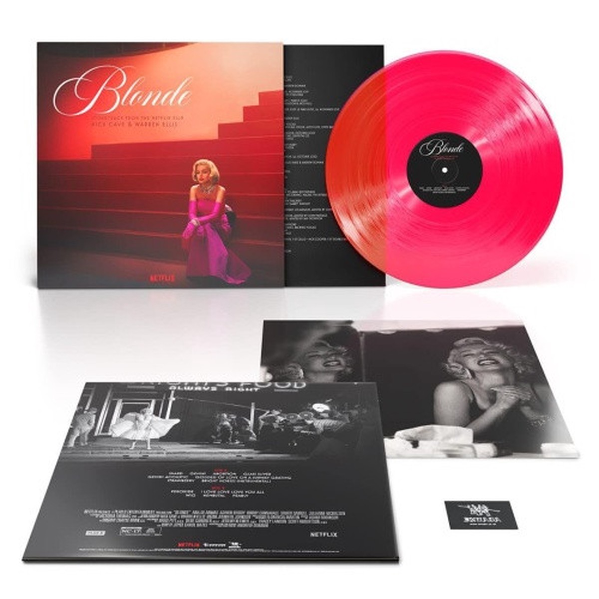 Nick Cave & Warren Ellis – Blonde (Soundtrack From The Netflix Film) – LP Pink Vinyl