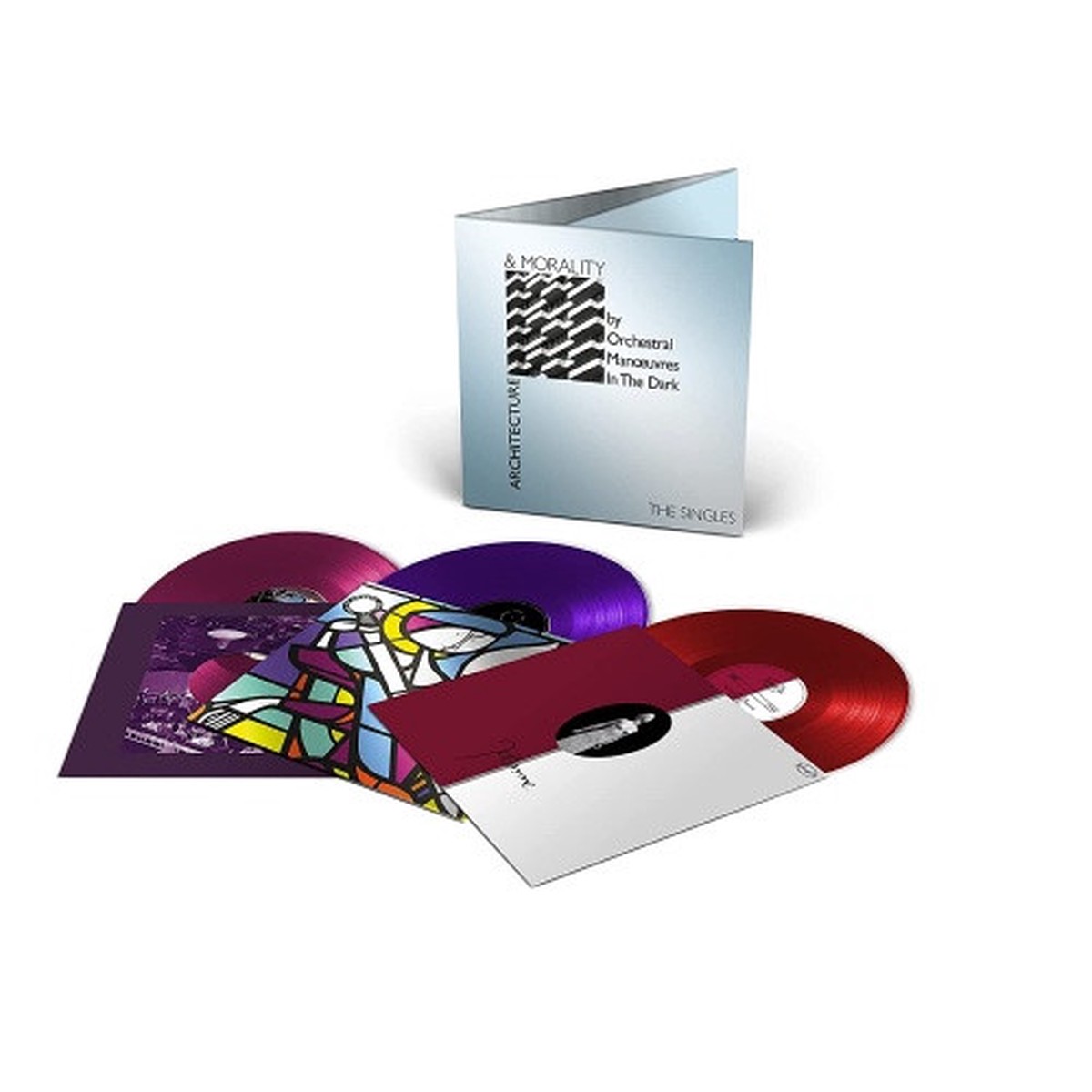 Orchestral Manoeuvres In The Dark – Architecture & Morality – The Singles – 3x LP Colored Vinyl
