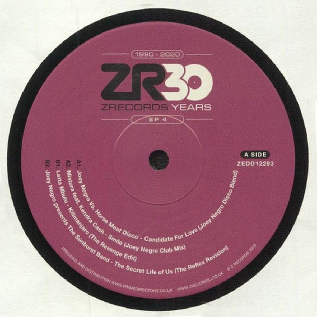 Various Artists – 30 Years Of Z Records Ep 4 – 12″ Vinyl