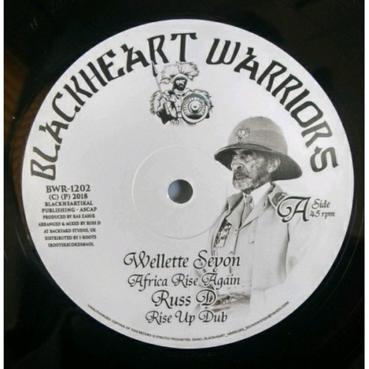 Wellette Seyon / Russ D – Africa Rise Again / Wisdom – 12″ Vinyl