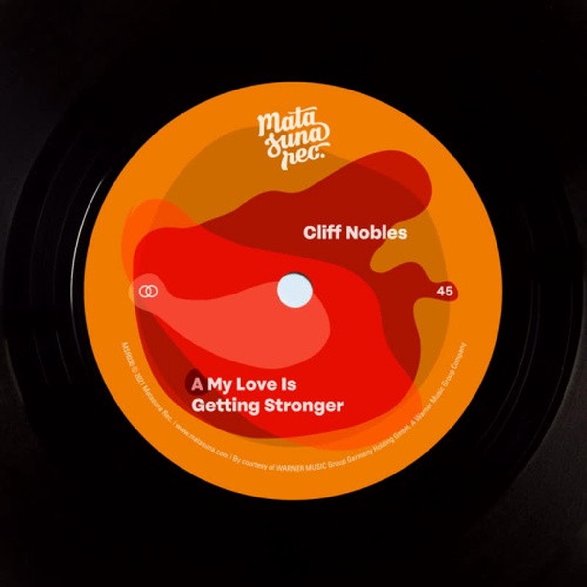 Cliff Nobles / Russell Evans – My Love Is Getting Stronger / The Bold – 7″ Vinyl