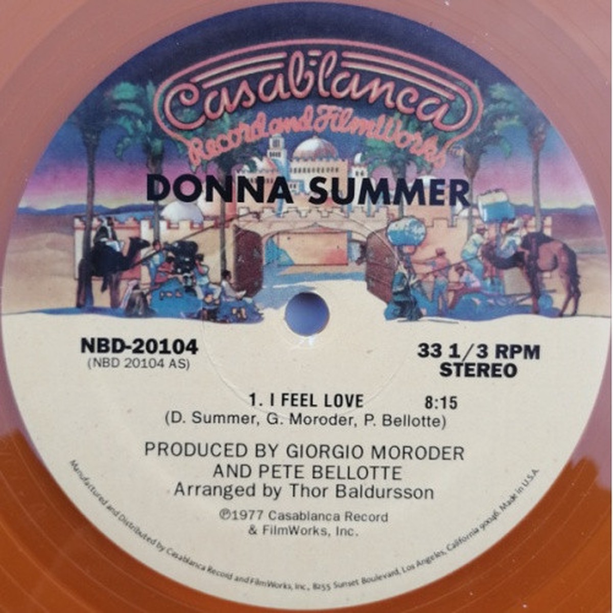 Donna Summer – I Feel Love / Love To Love You – 12″ Colored Vinyl