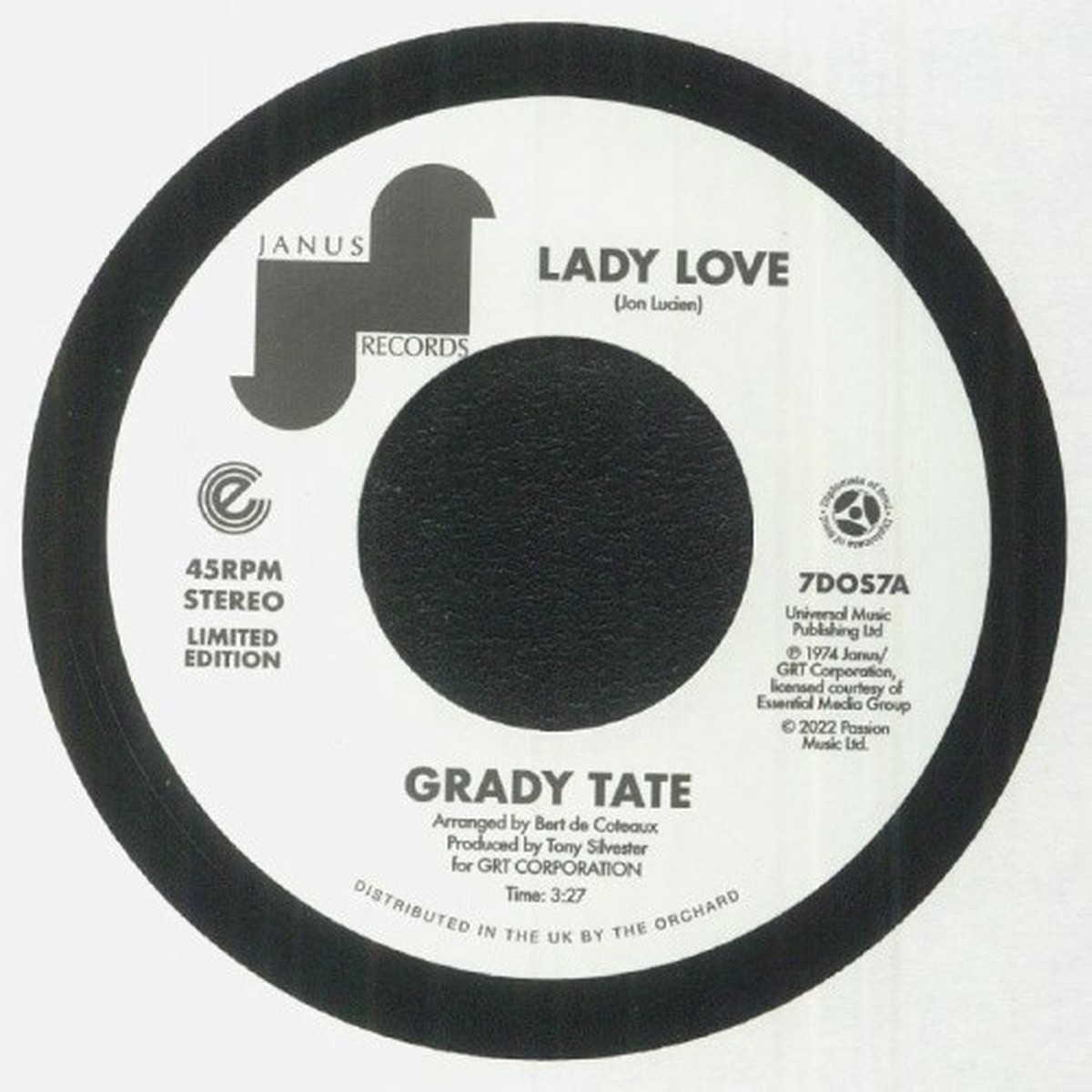 Grady Tate – Lady Love – 7″ Vinyl
