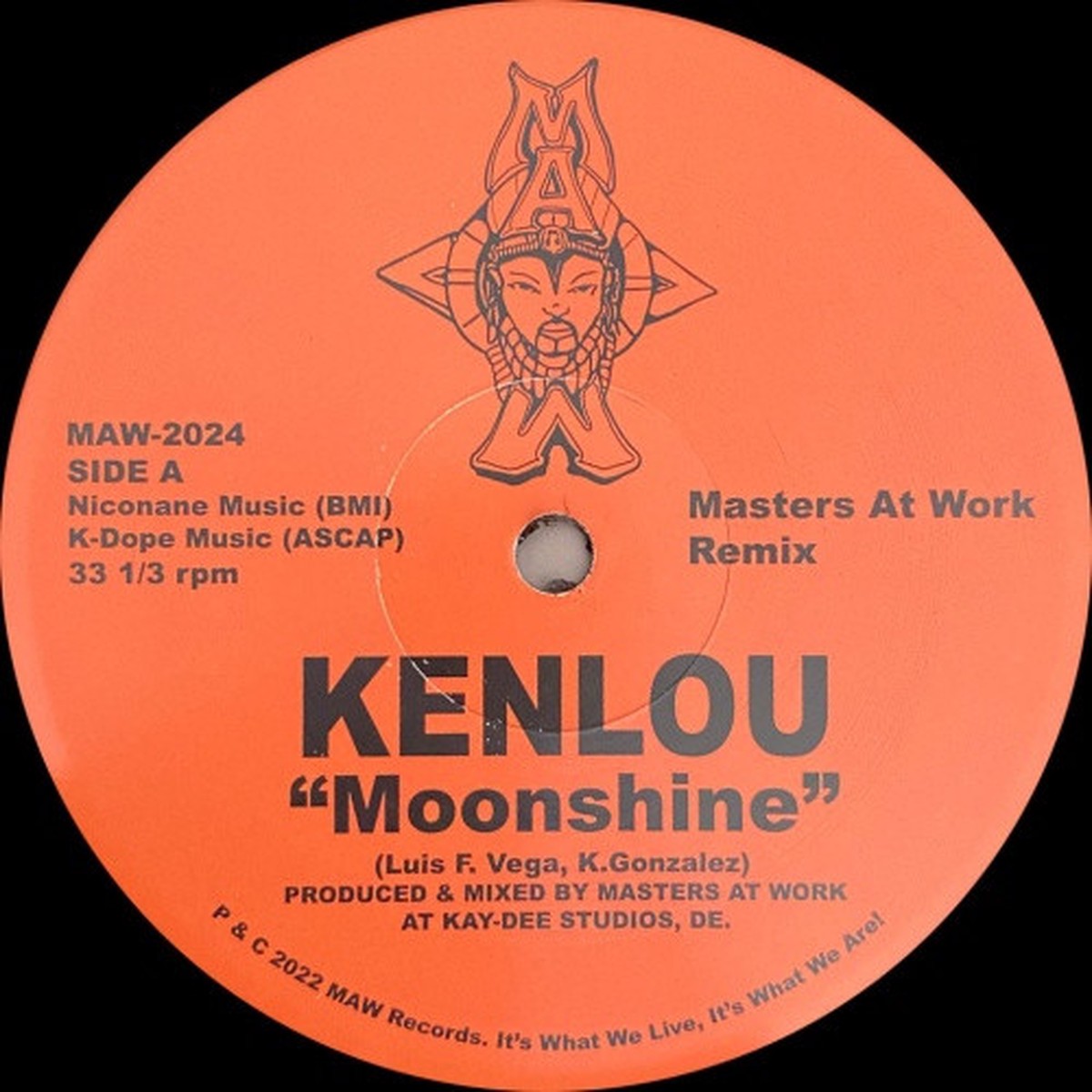 Kenlou – Moonshine (Masters At Work Remixes) – 12″ Vinyl