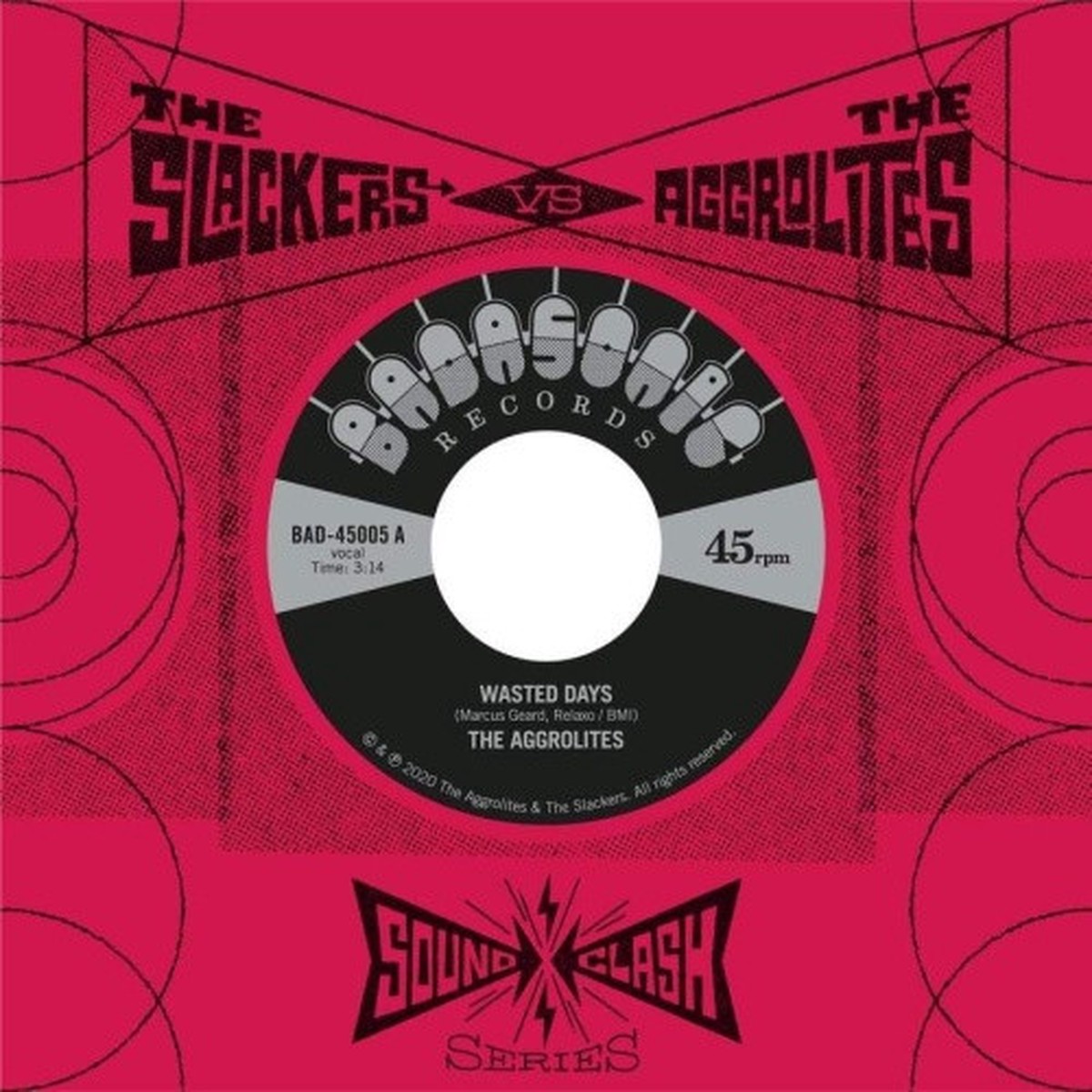 The Aggrolites Vs The Slackers – The Aggrolites Vs The Slackers – 7″ Vinyl