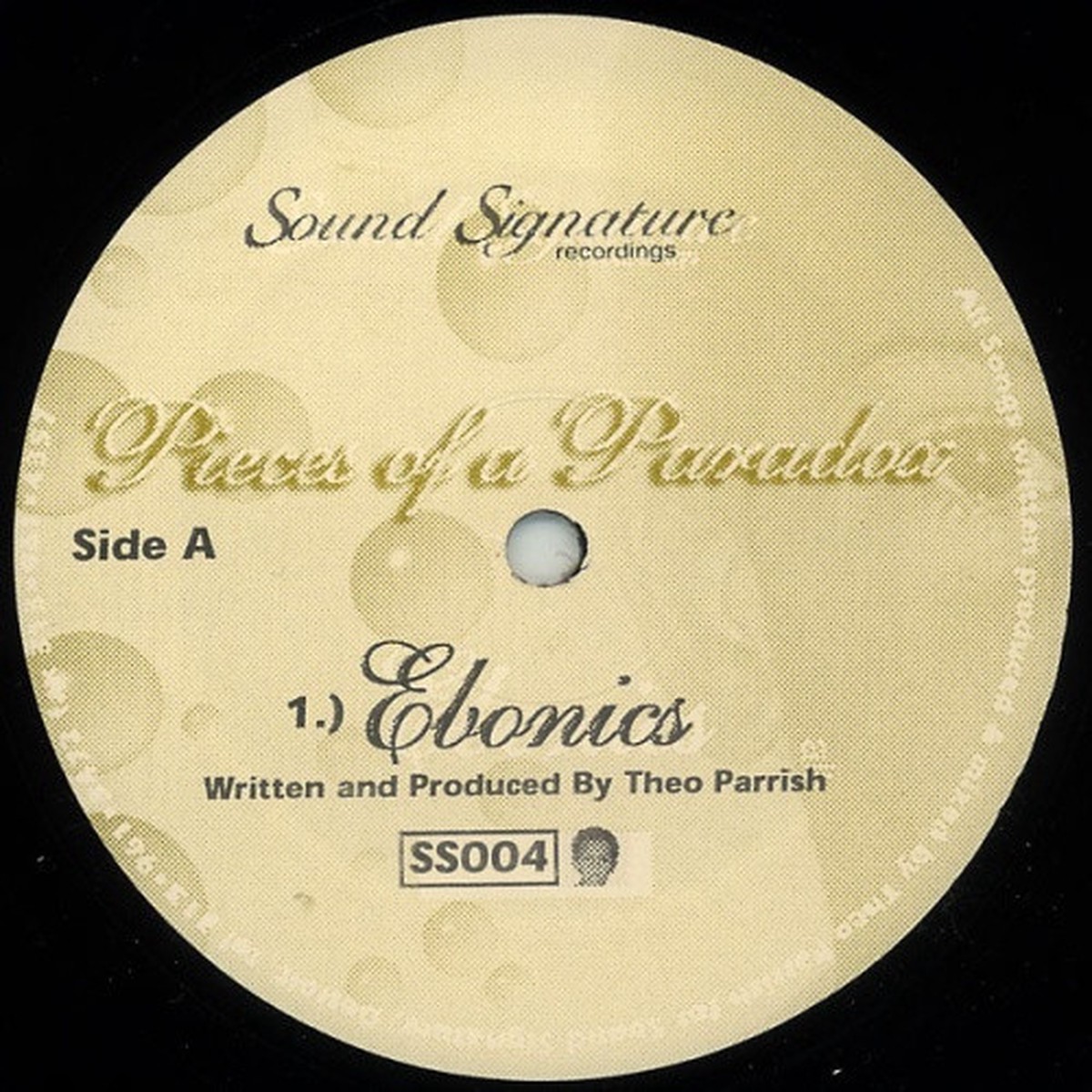Theo Parrish – Pieces Of A Paradox – 12″ Vinyl
