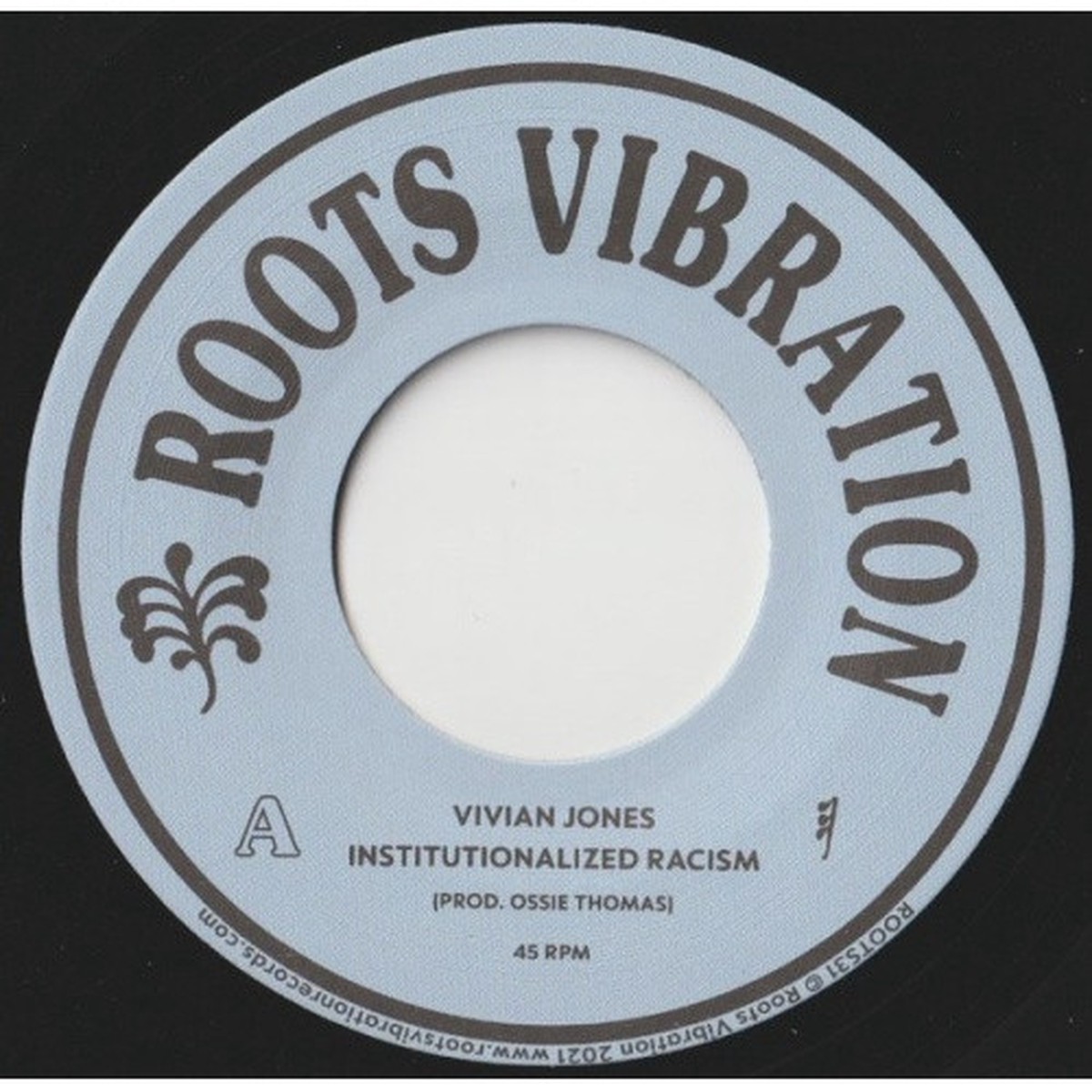 Vivian Jones – Institutionalized Racism – 7″ Vinyl
