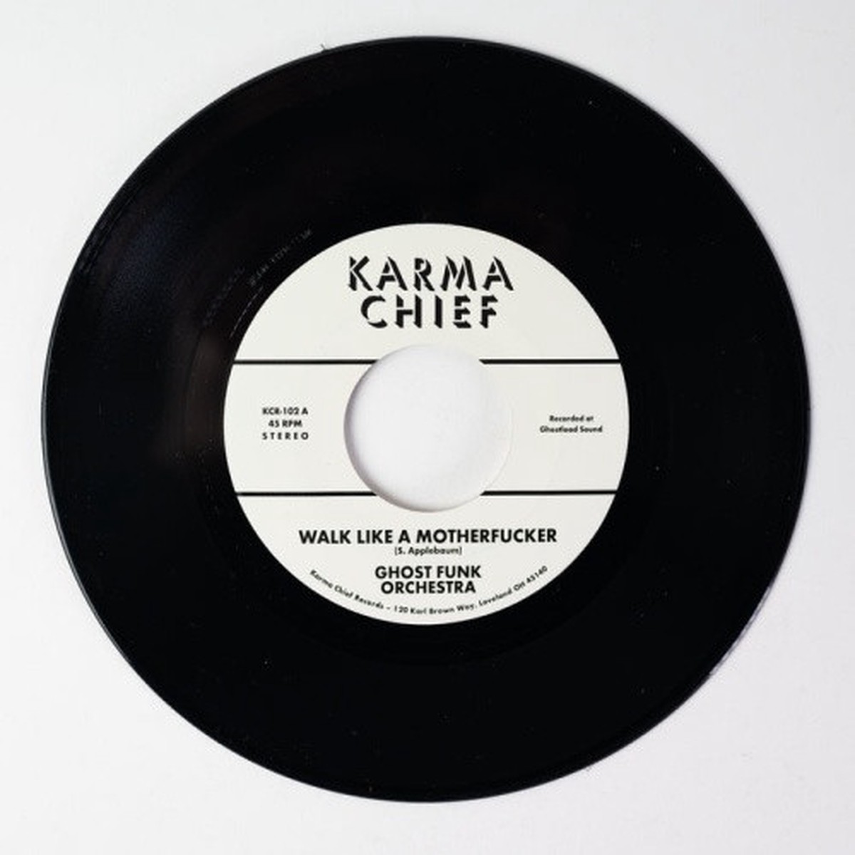 Ghost Funk Orchestra – Walk Like A Motherfucker – 7″ Vinyl