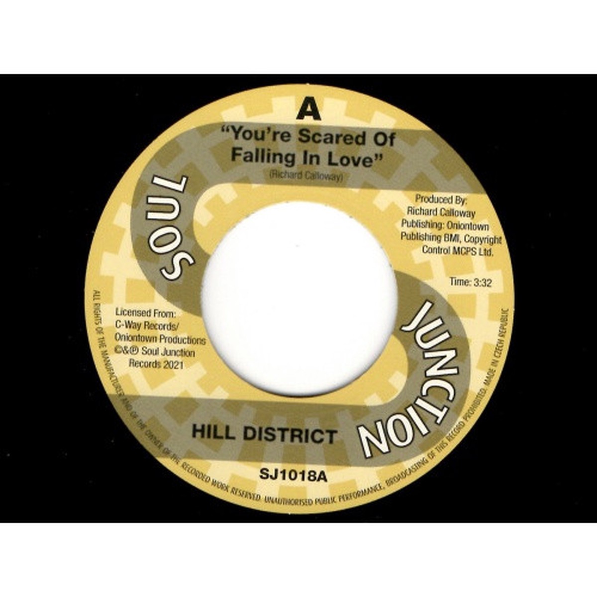 Hill District / Richie Merrett – You’re Scared Of Falling In Love – 7″ Vinyl