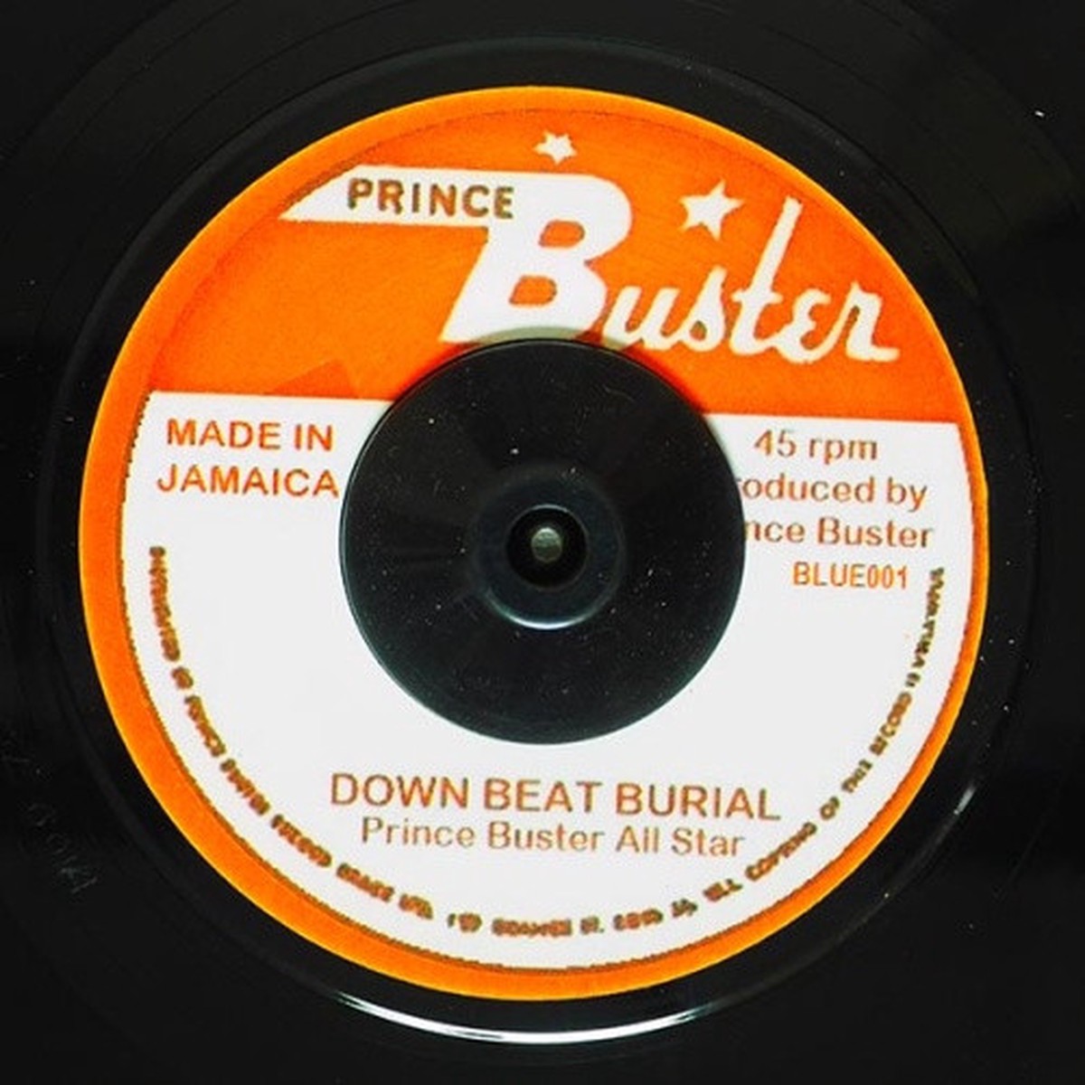 Prince Buster All Stars – Down Beat Burial / Super Charge – 7″ Vinyl