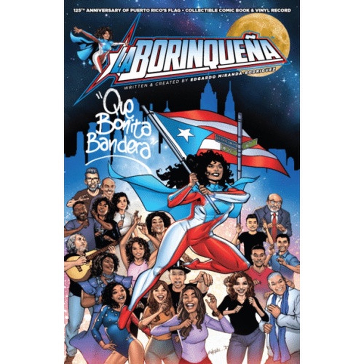 Stretch & Bobbito + The M19s Band – Que Bonita Bandera – 7″ Picture Disc Vinyl+Comic Book