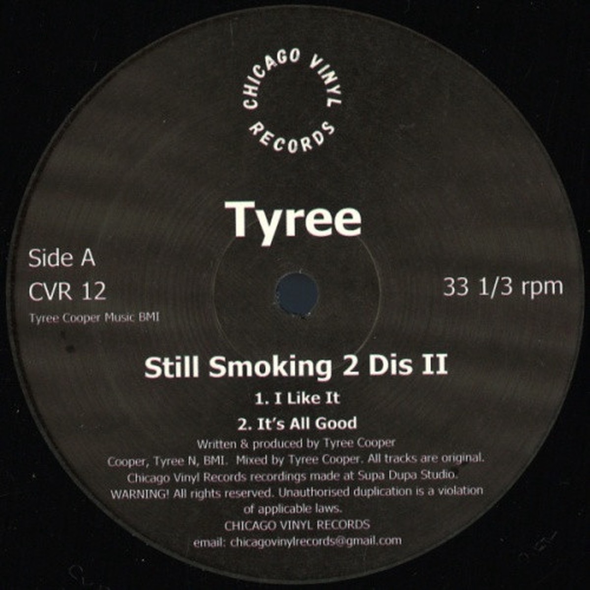 Tyree Cooper – Still Smoking 2 Dis II – 12″ Vinyl