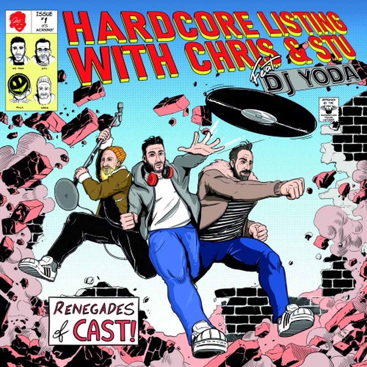 Chris & Stu & DJ Yoda – Hardcore Listing: Renegades Of Cast – LP Vinyl