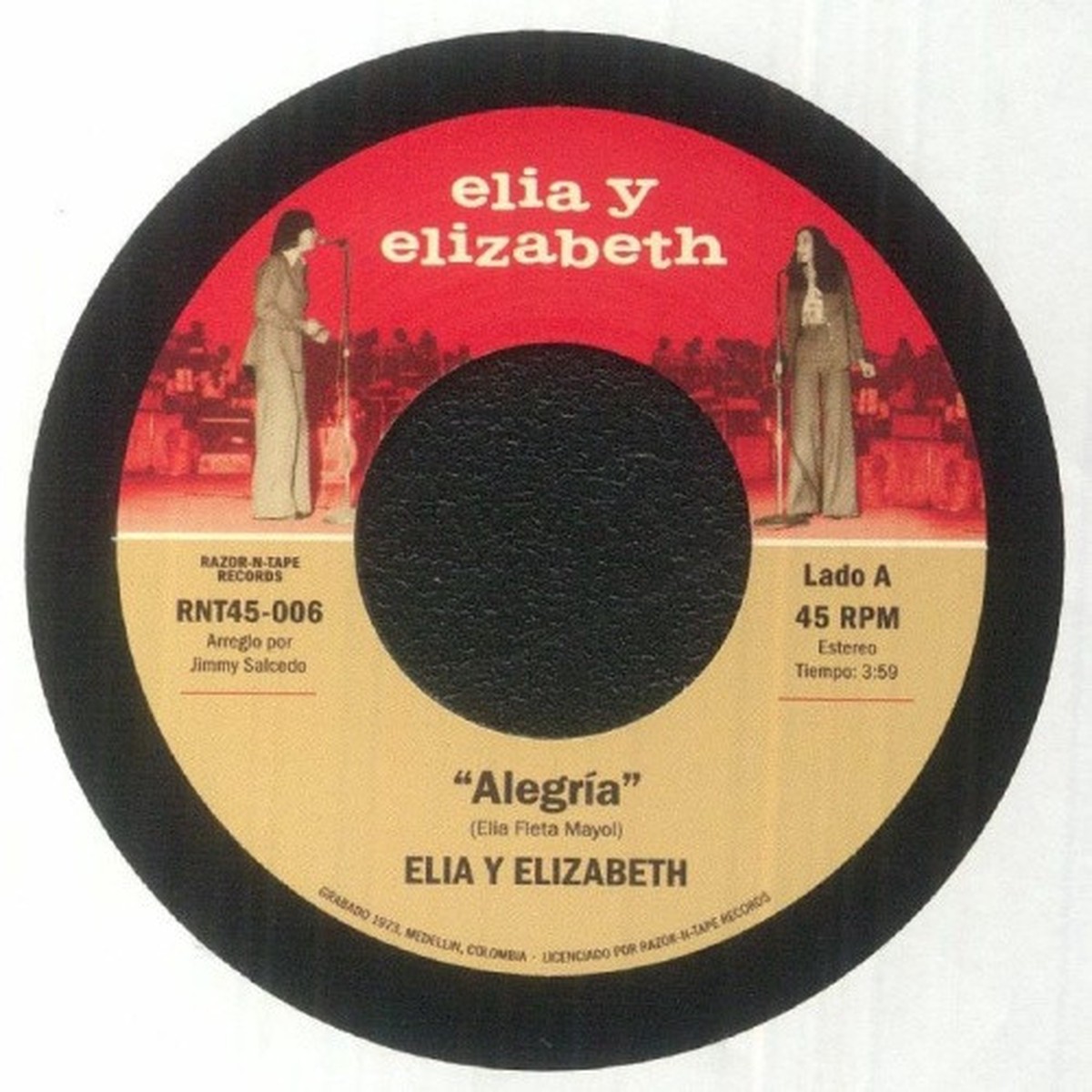 Elia Y Elizabeth – Alegria / Soy Una Nube – 7″ Vinyl