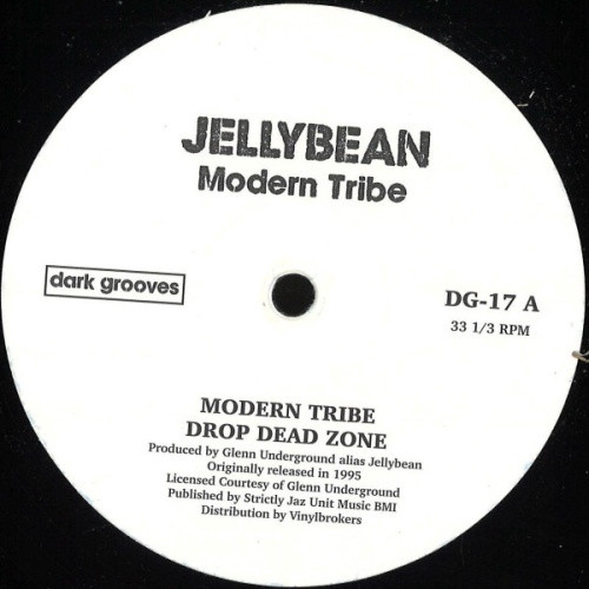 Jellybean (Glenn Underground) – Modern Tribe – 12″ Vinyl