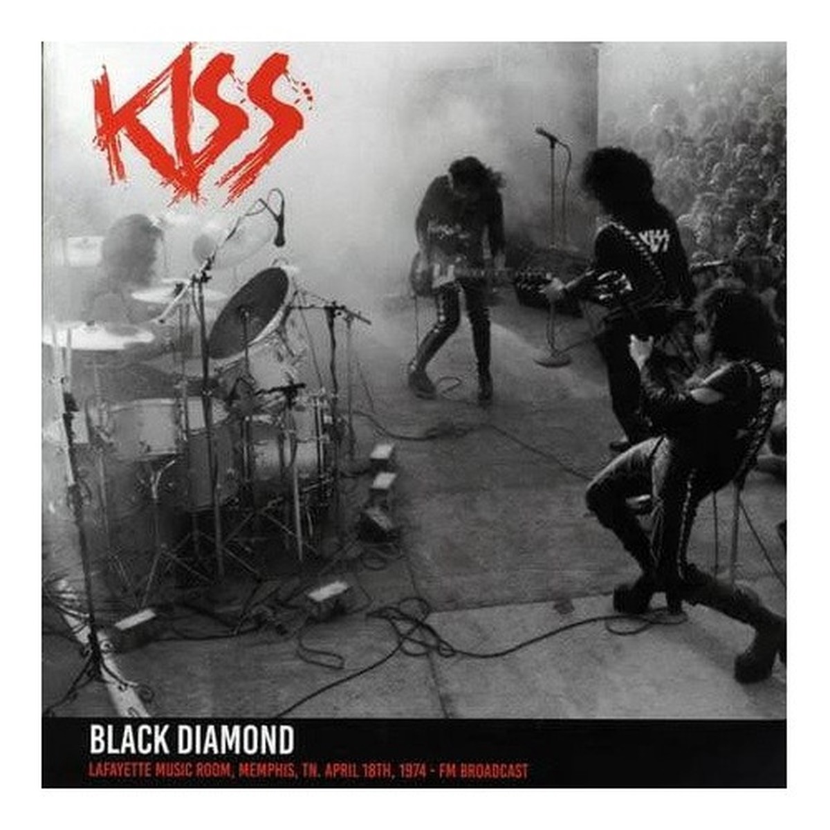 Kiss – Black Diamond (Live Memphis TN April 18th 1974) – LP Colored Vinyl