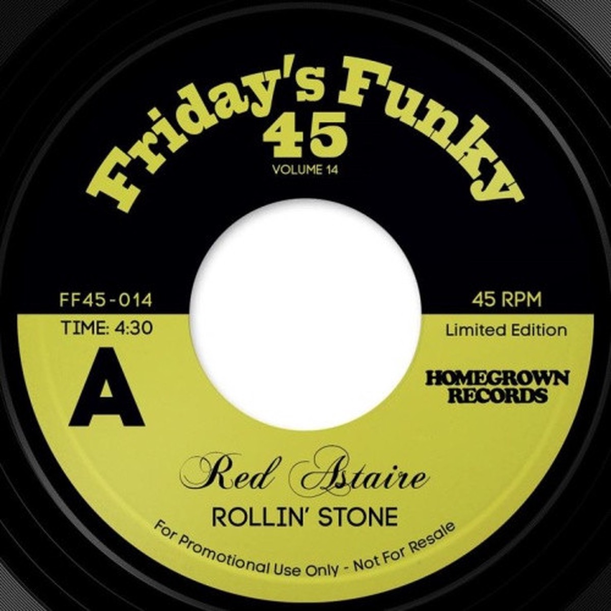 Red Astaire – Rollin’ Stone – 7″ Vinyl