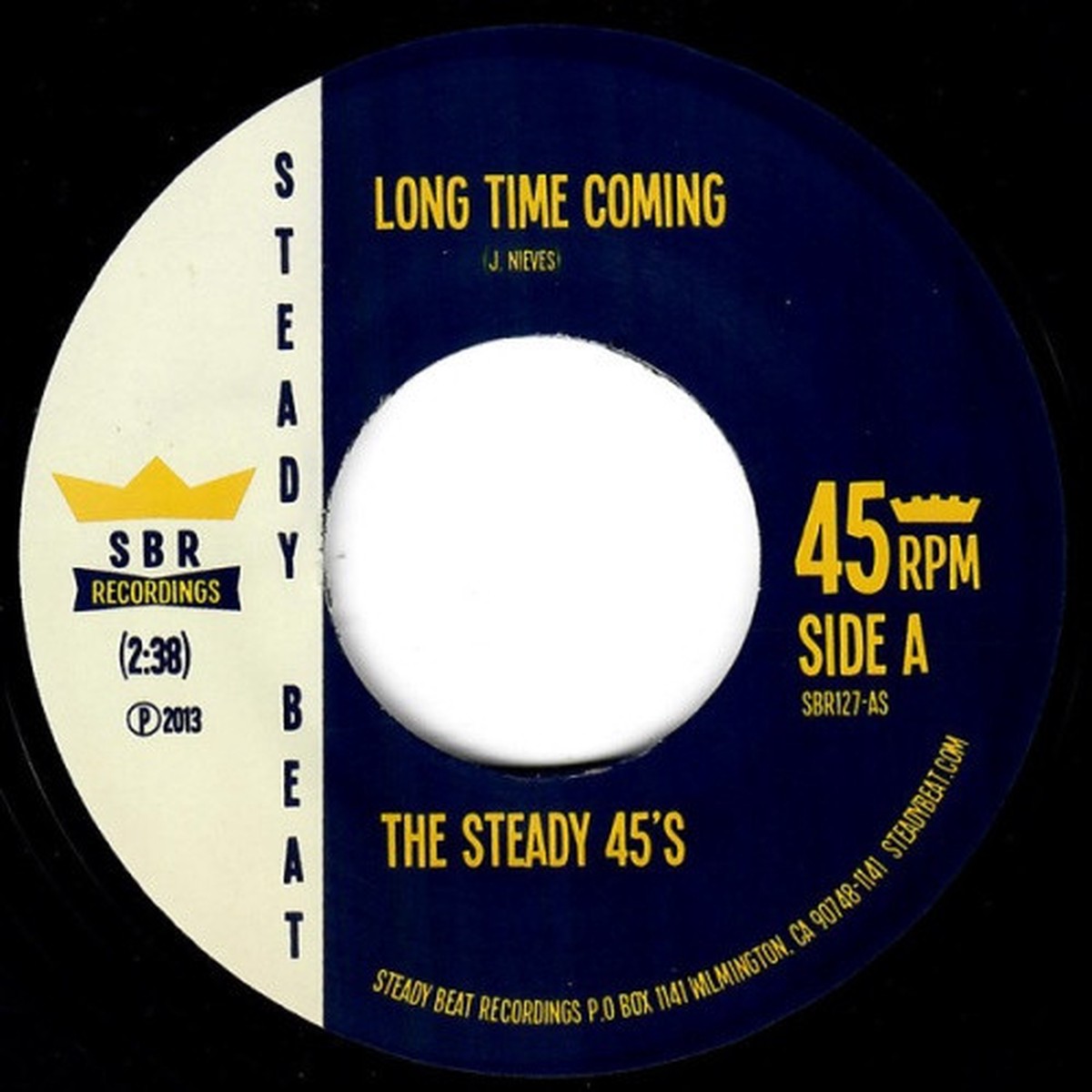 The Steady 45’s – Long Time Coming / Pressure – 7″ Vinyl