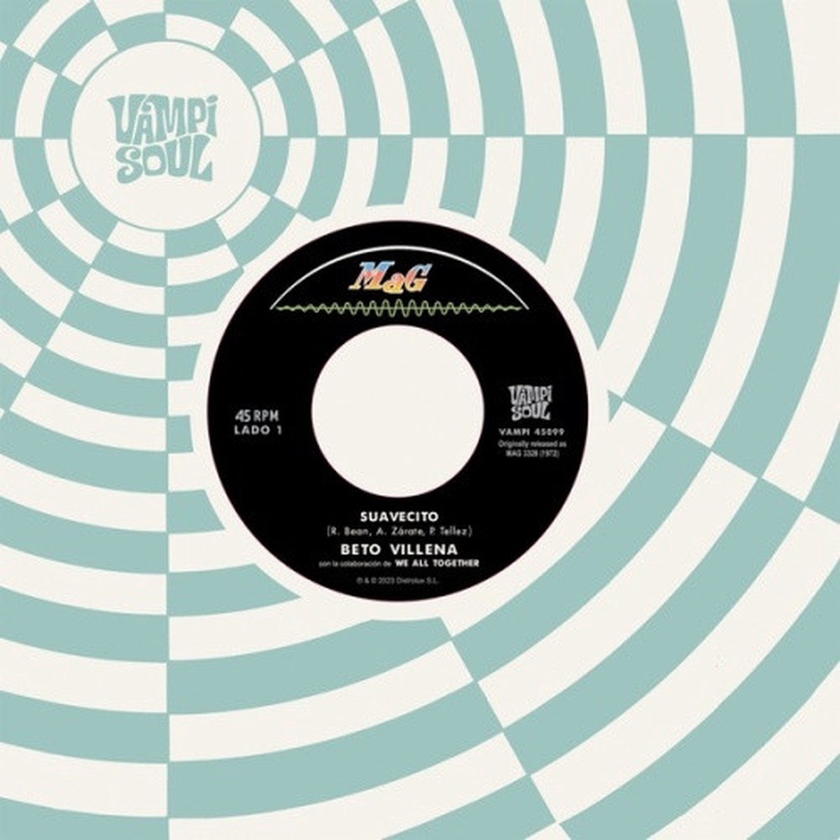 Beto Villena / Black Sugar – Suavecito / Viajecito – 7″ Vinyl