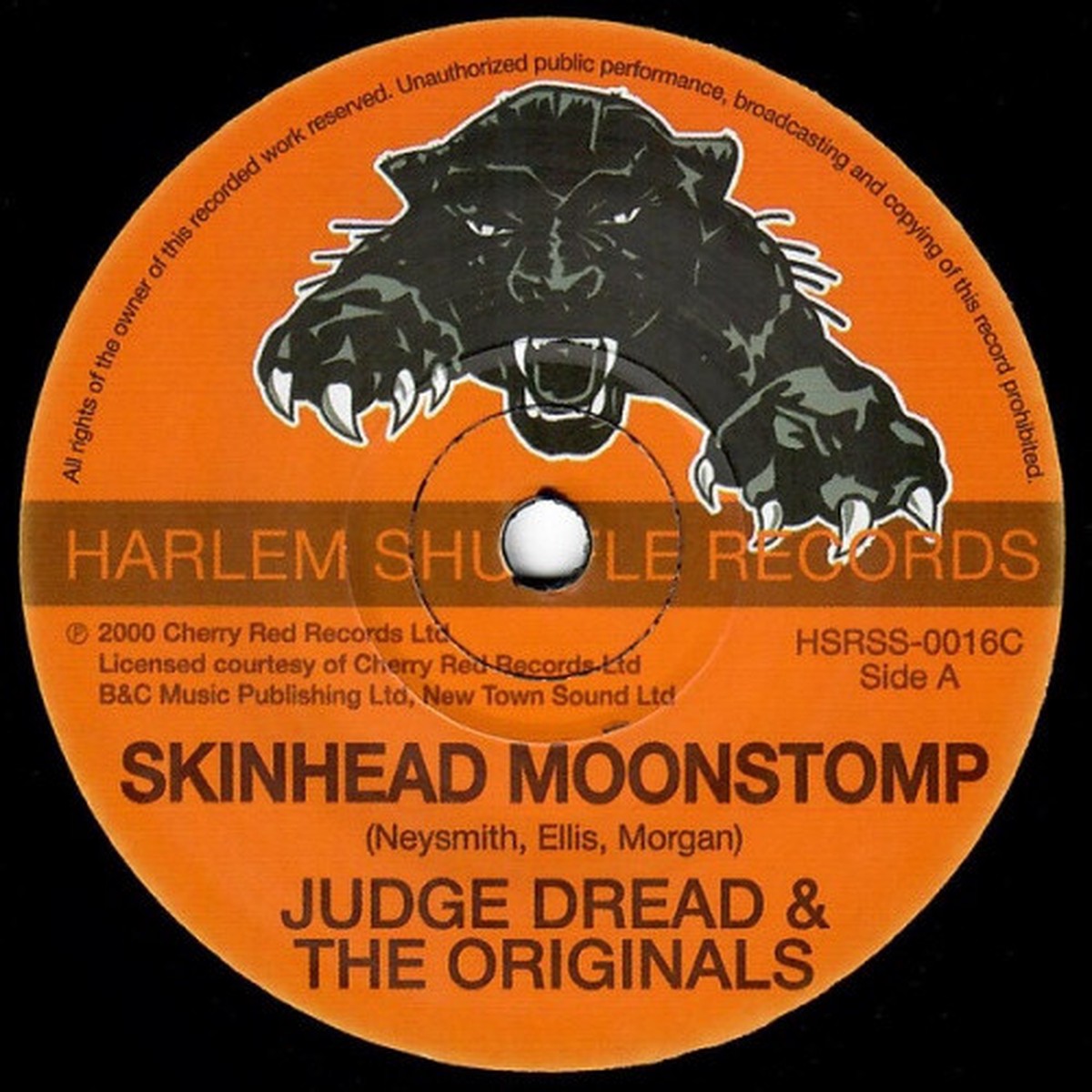Judge Dread & The Originals – Skinhead Moonstomp – 7″ Vinyl