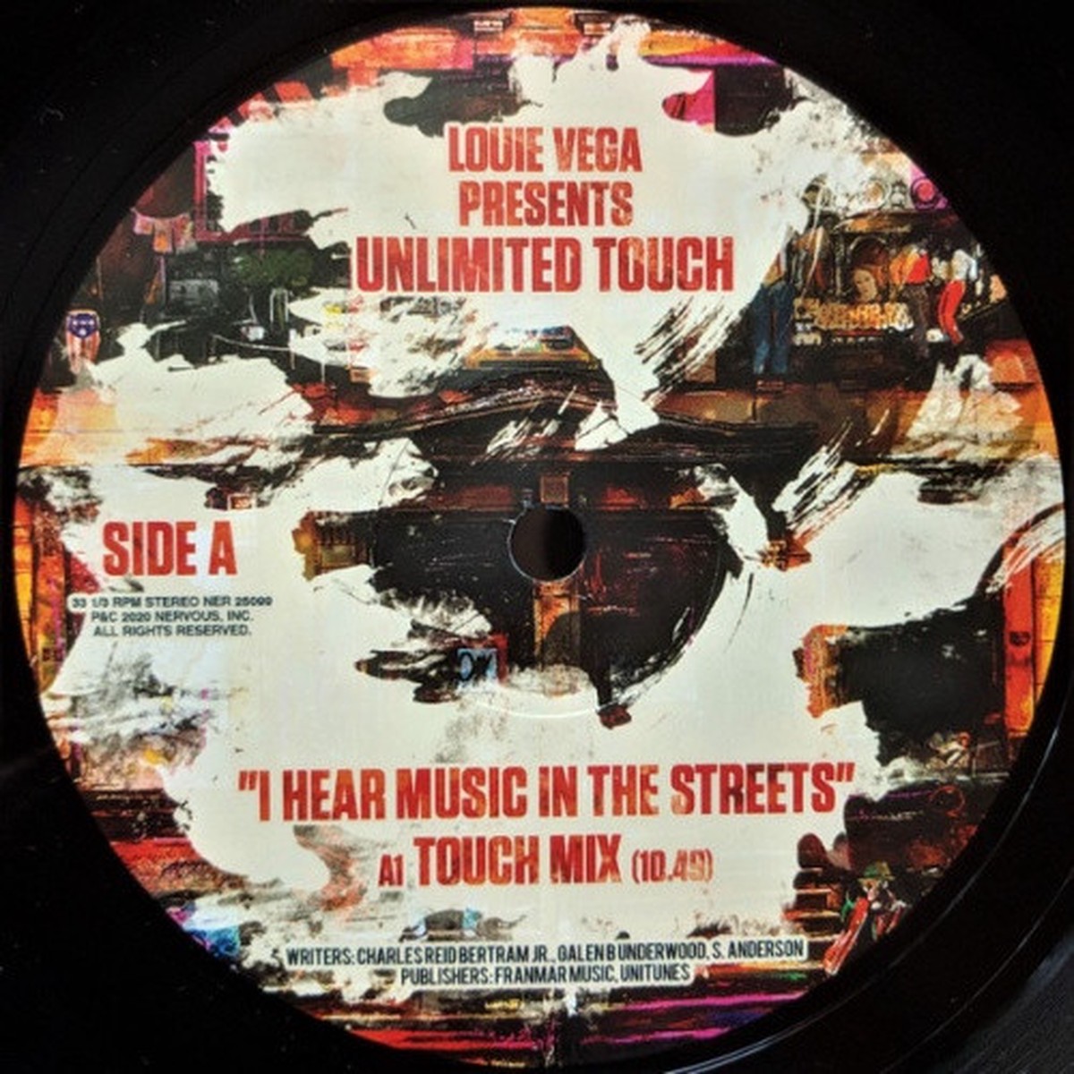 Louie Vega Presents Unlimited Touch – I Hear Music In The Streets – 12″ Vinyl