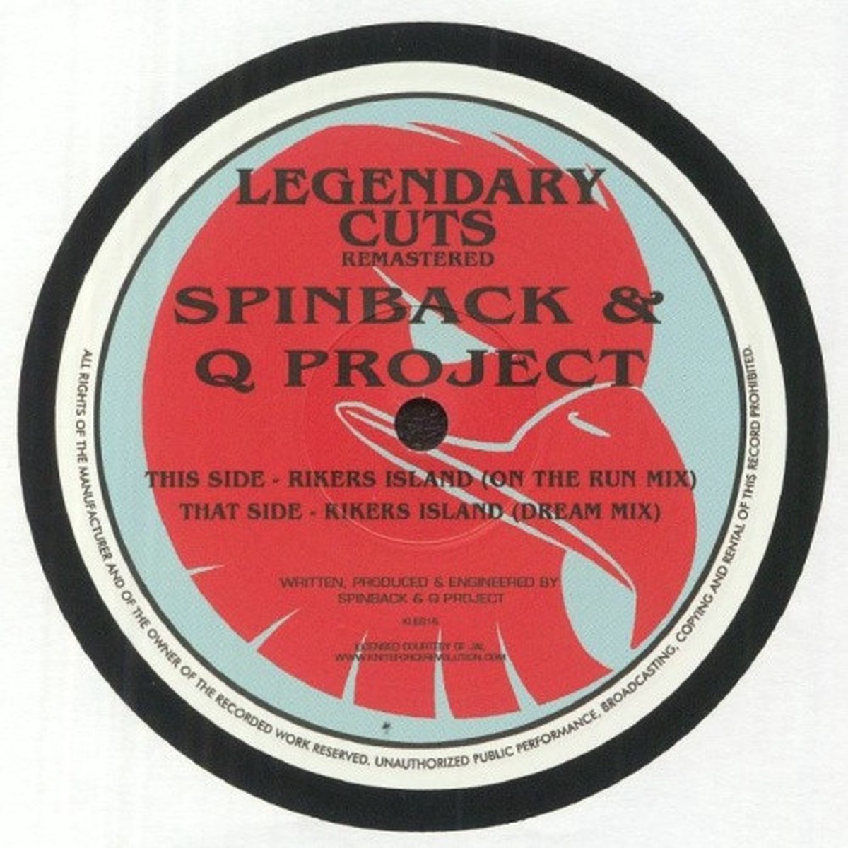 Spinback & Q Project – Rikers Island – 12″ Vinyl