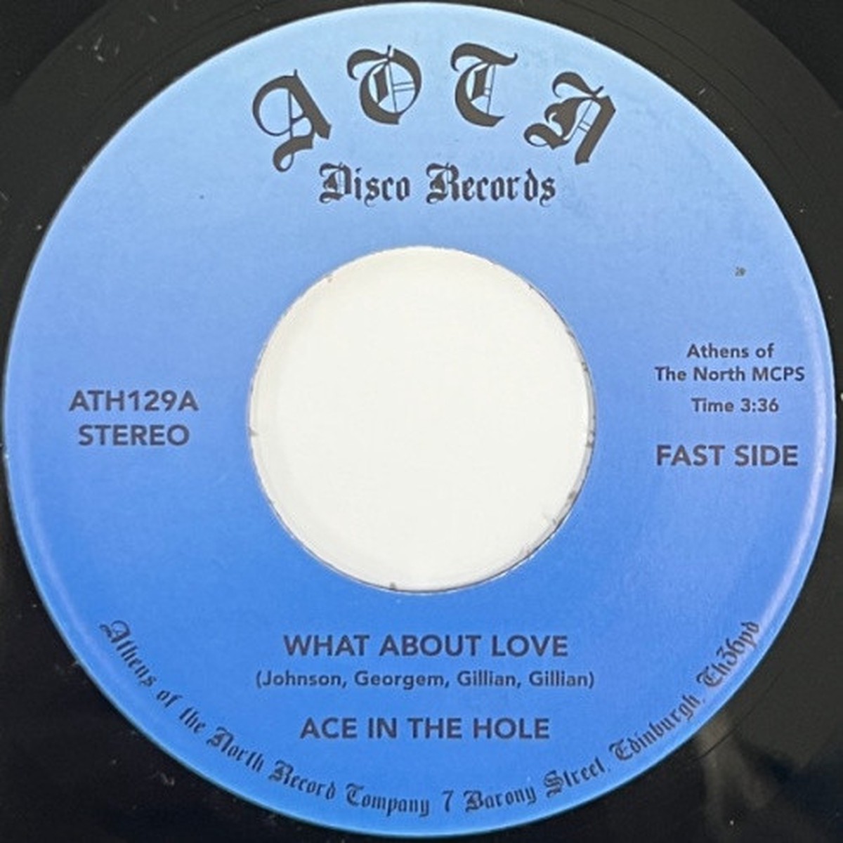 Ace In The Hole – What About Love – 7″ Vinyl