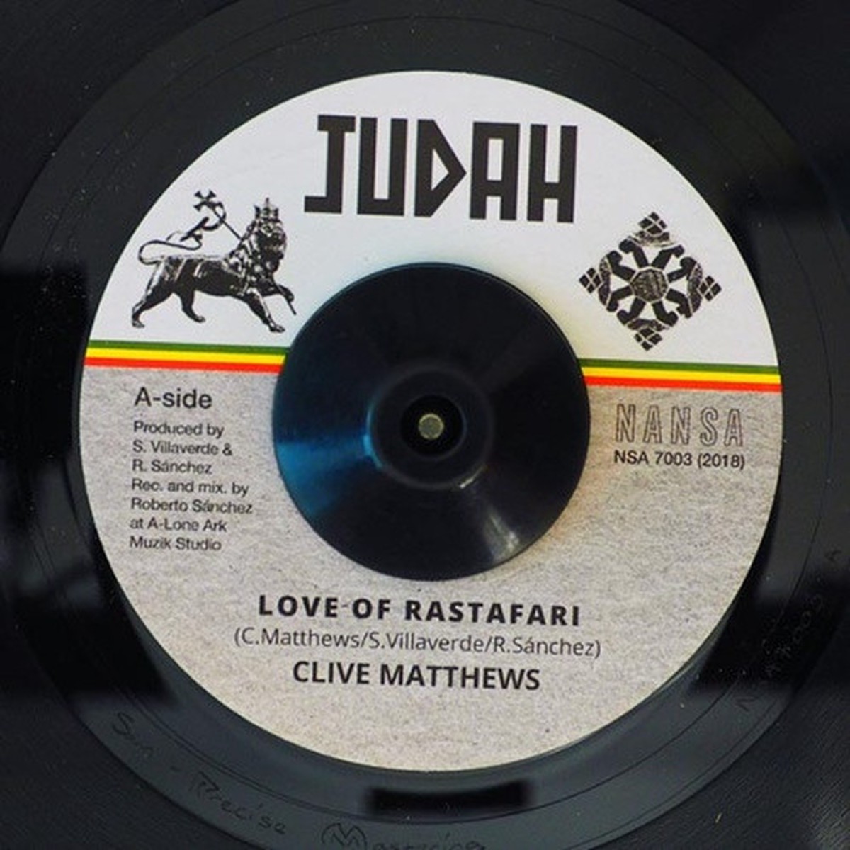 Clive Matthews / Lone Ark Riddim Force – Love Of Rastafari – 7″ Vinyl