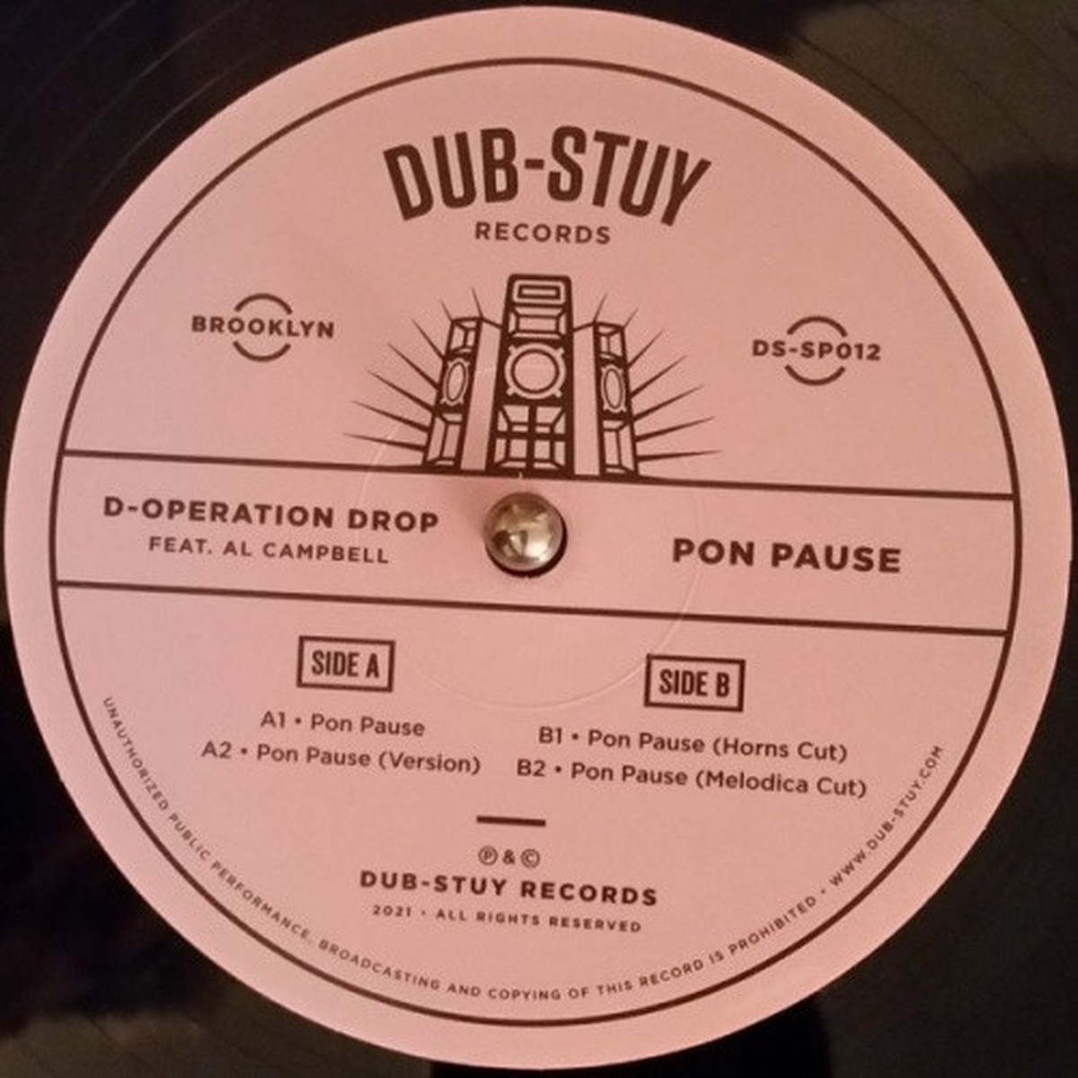 D-Operation Drop / Al Campbell – Pon Pause – 12″ Vinyl