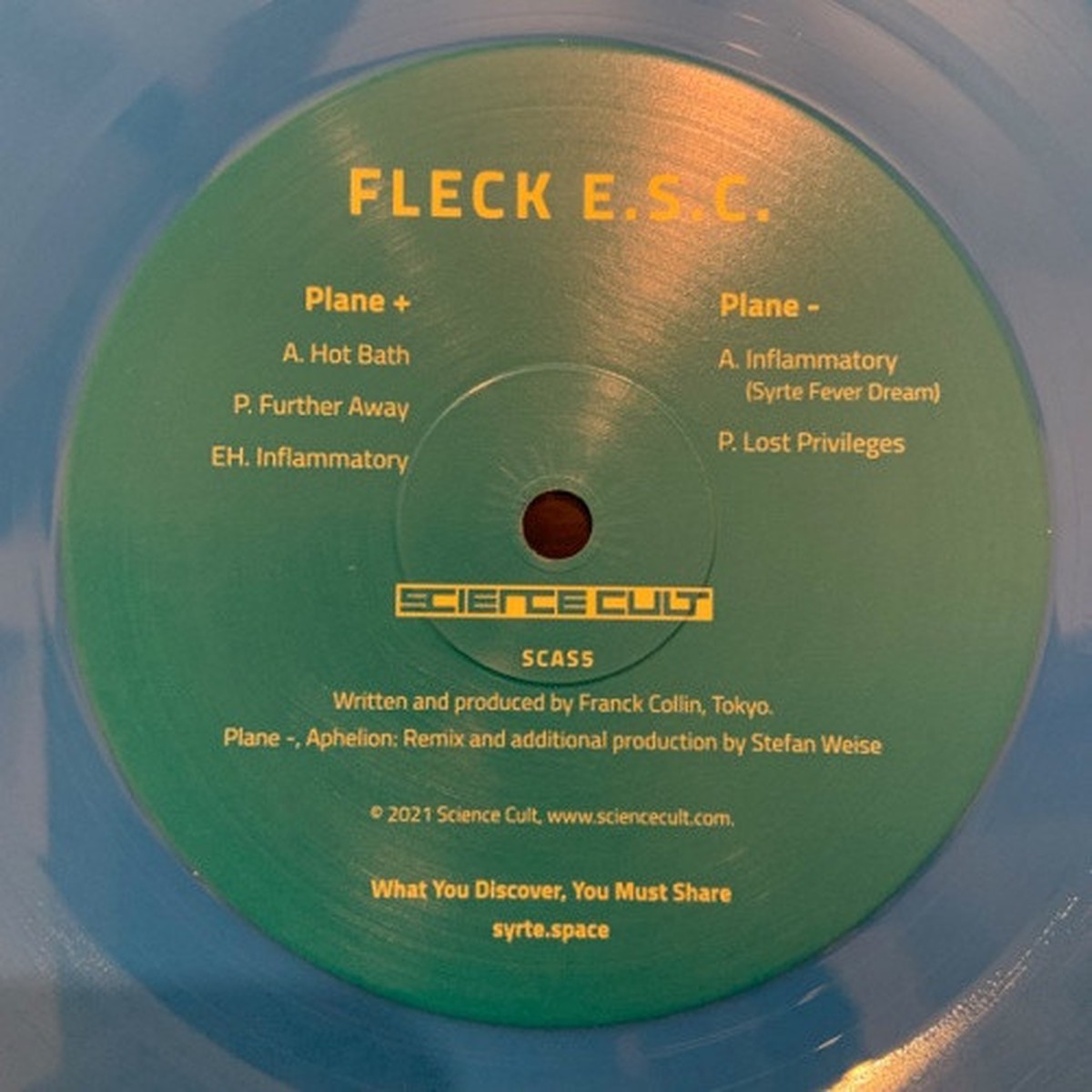 Fleck E.S.C. – 486.134 – 12″ Colored Vinyl