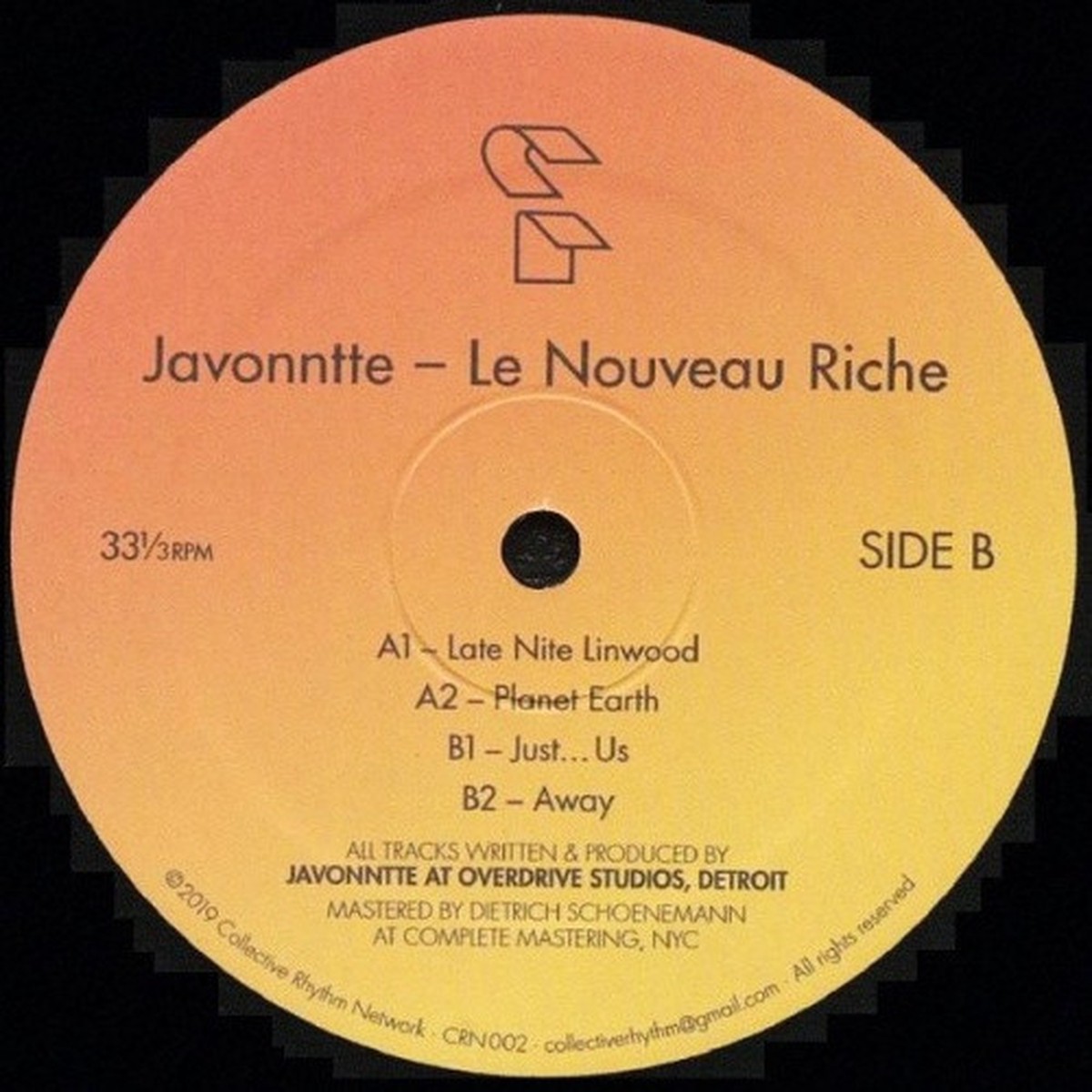 Javonntte – Le Nouveau Riche – 12″ Vinyl