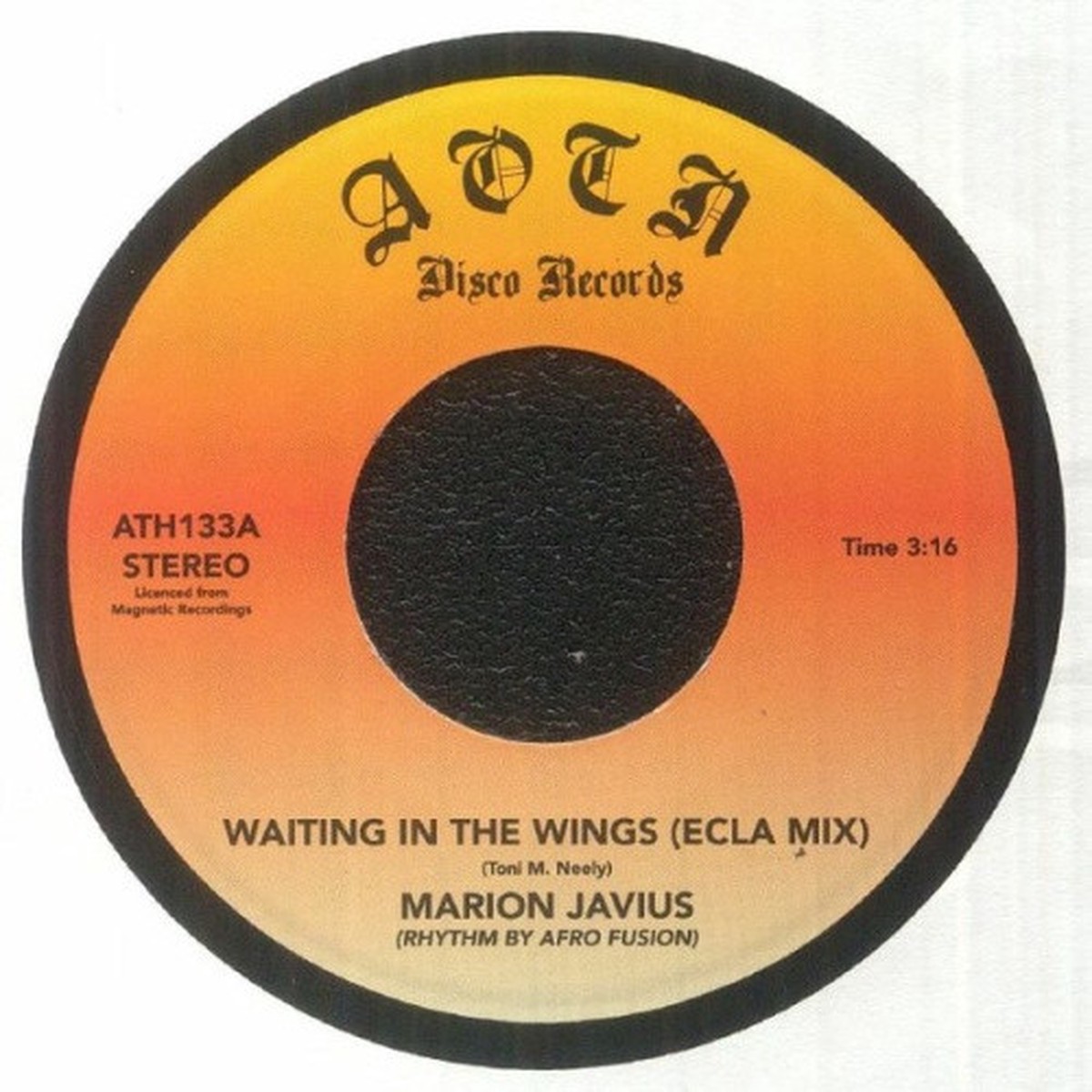 Marion Javius – Waiting In The Wings – 7″ Vinyl