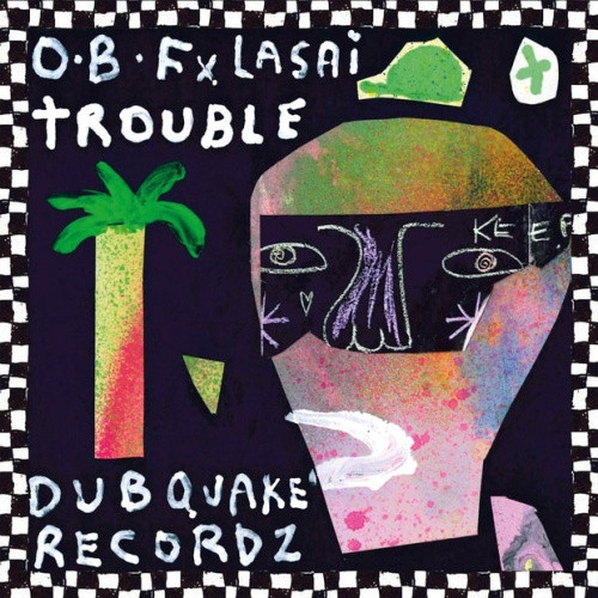 O.B.F X Lasai – Trouble / Healing Melodies – 7″ Vinyl