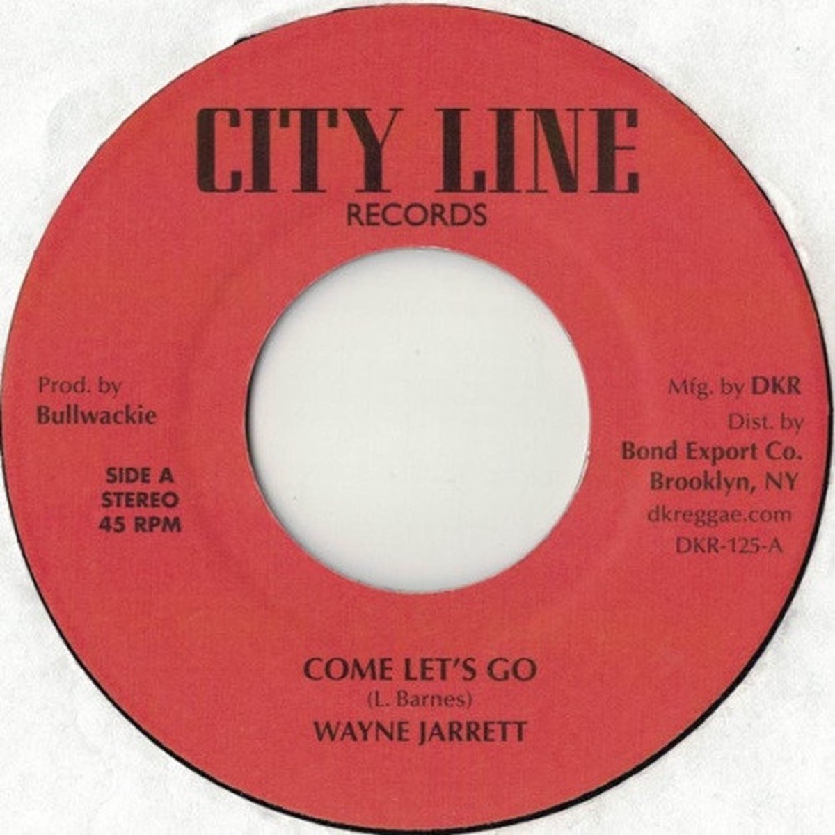 Wayne Jarrett – Come Let’s Go – 7″ Vinyl