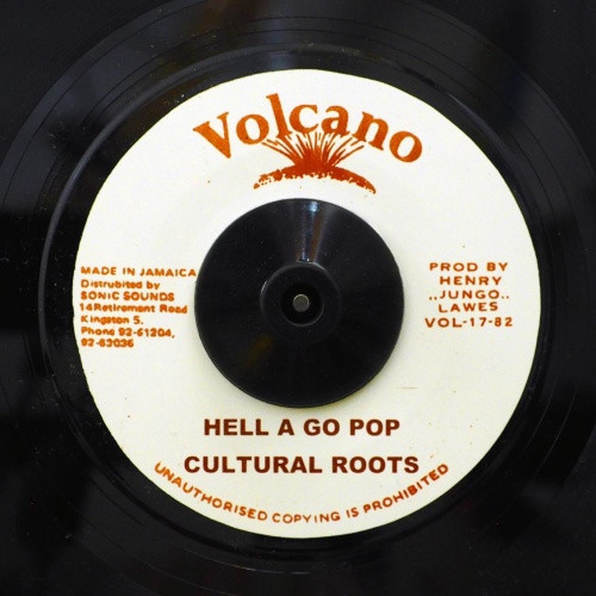 Cultural Roots – Hell A Go Pop – 7″ Vinyl