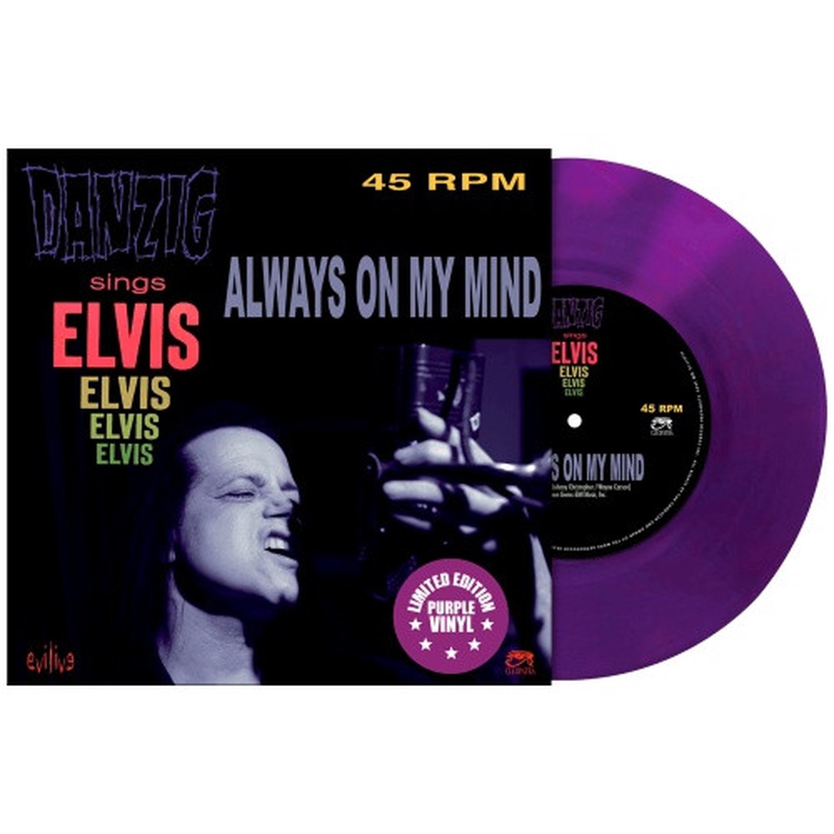 Danzig – Always On My Mind – 7″ Colored Vinyl