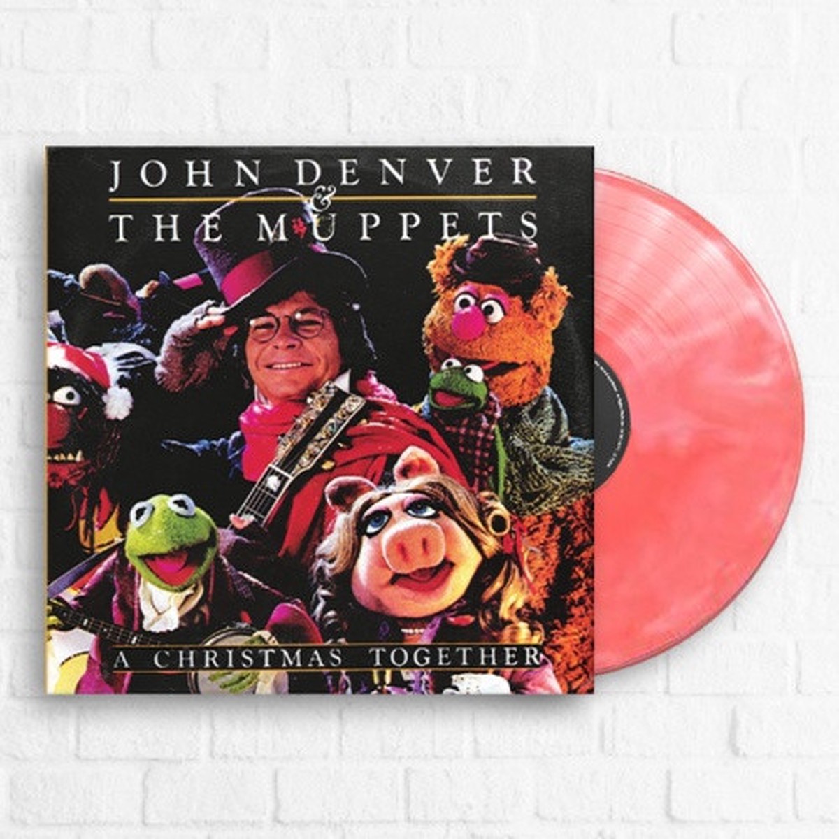 John Denver & The Muppets – A Christmas Together (Candy Cane Swirl) – LP Colored Vinyl