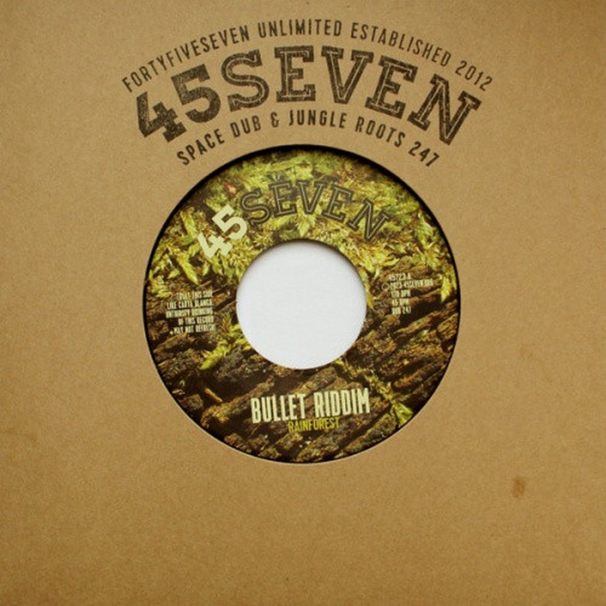 Rainforest – Bullet Riddim – 7″ Vinyl