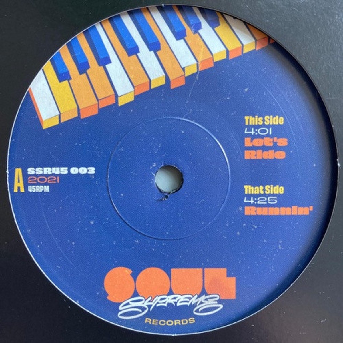 Soul Supreme – Let’s Ride / Runnin’ – 7″ Vinyl