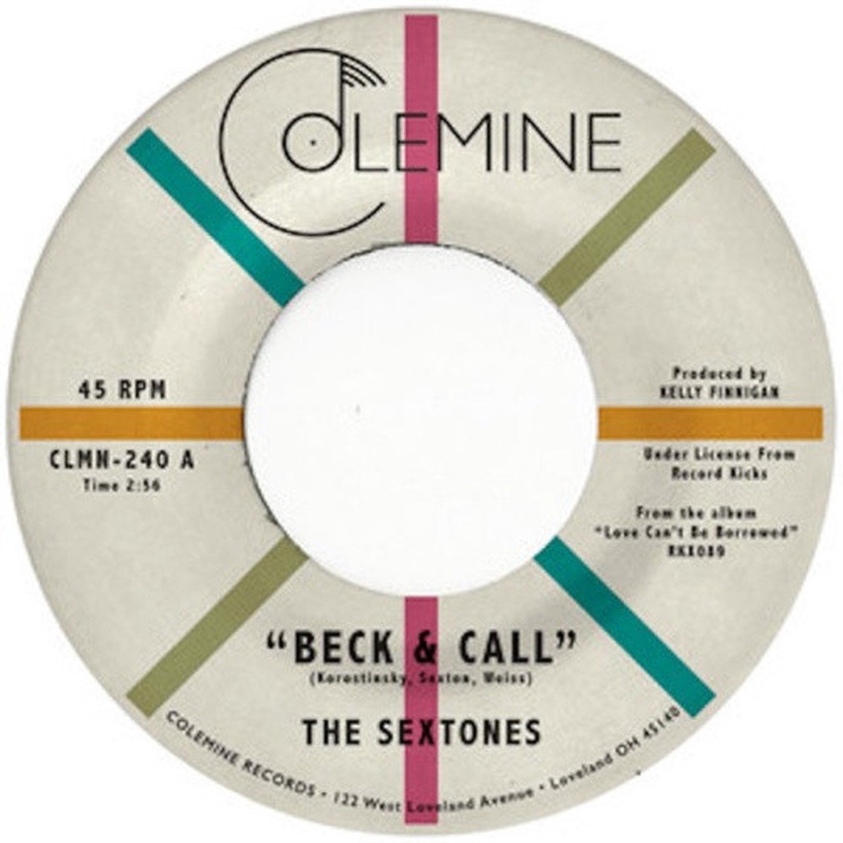 The Sextones – Beck & Call – 7″ Vinyl