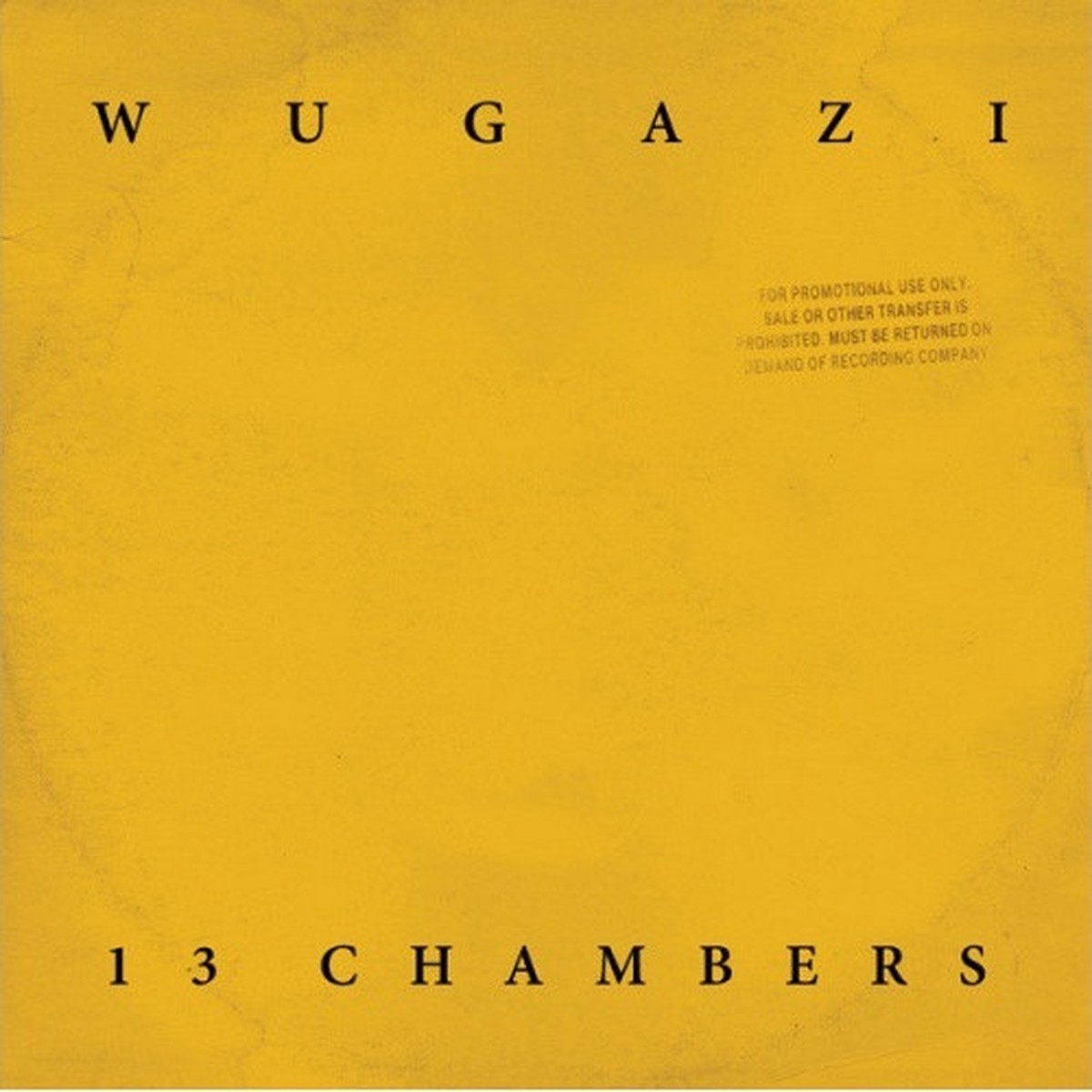 Wugazi – 13 Chambers (first pressing) – LP Vinyl